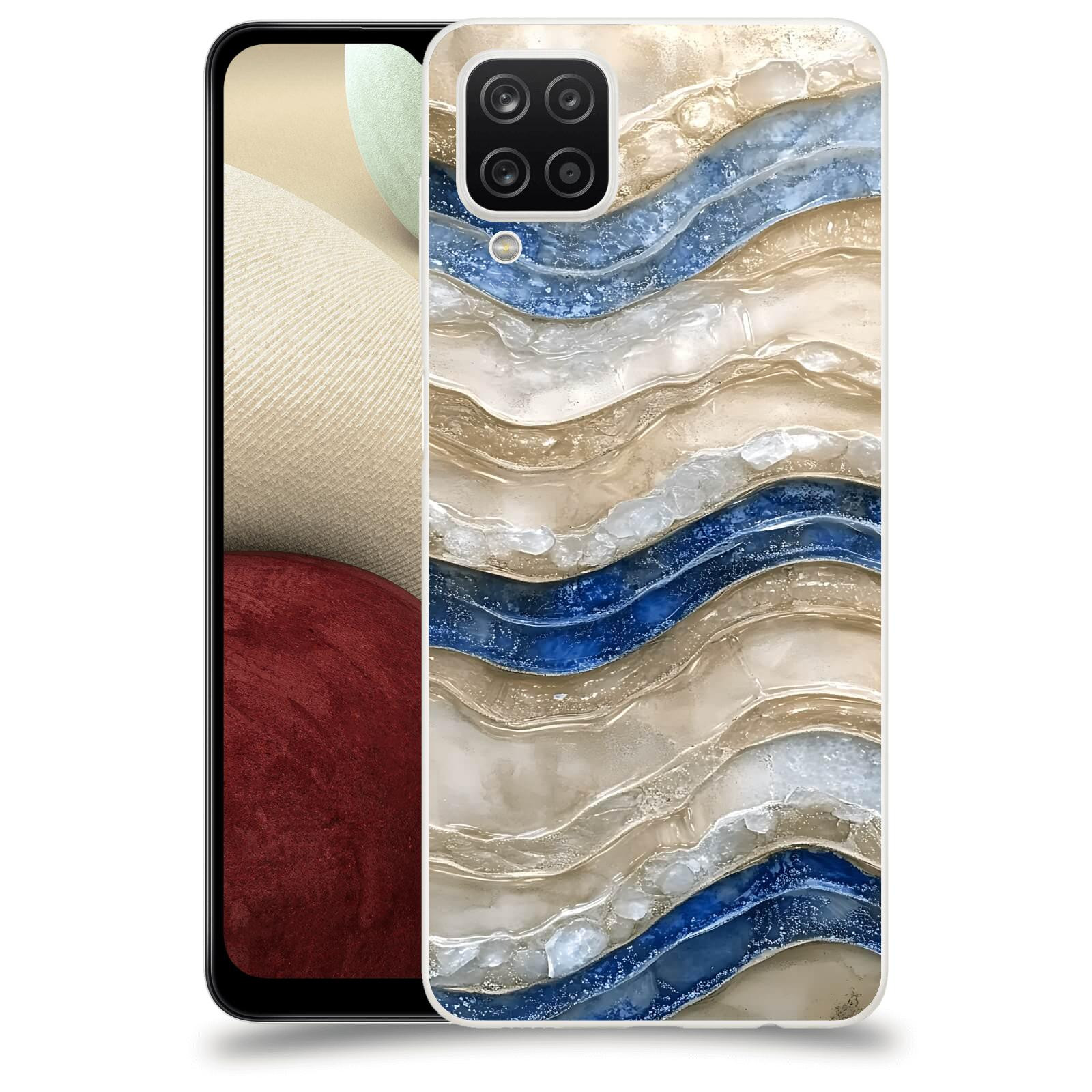 ACOVER Kryt na mobil Samsung Galaxy A12 A125F - Struktura a Harmonie