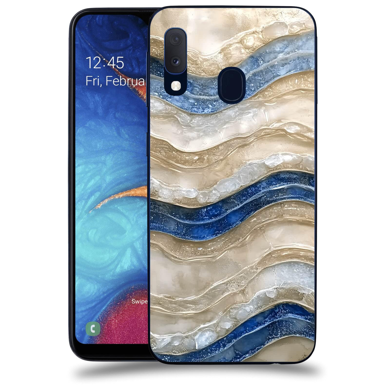 ACOVER Kryt na mobil Samsung Galaxy A20e A202F - Struktura a Harmonie
