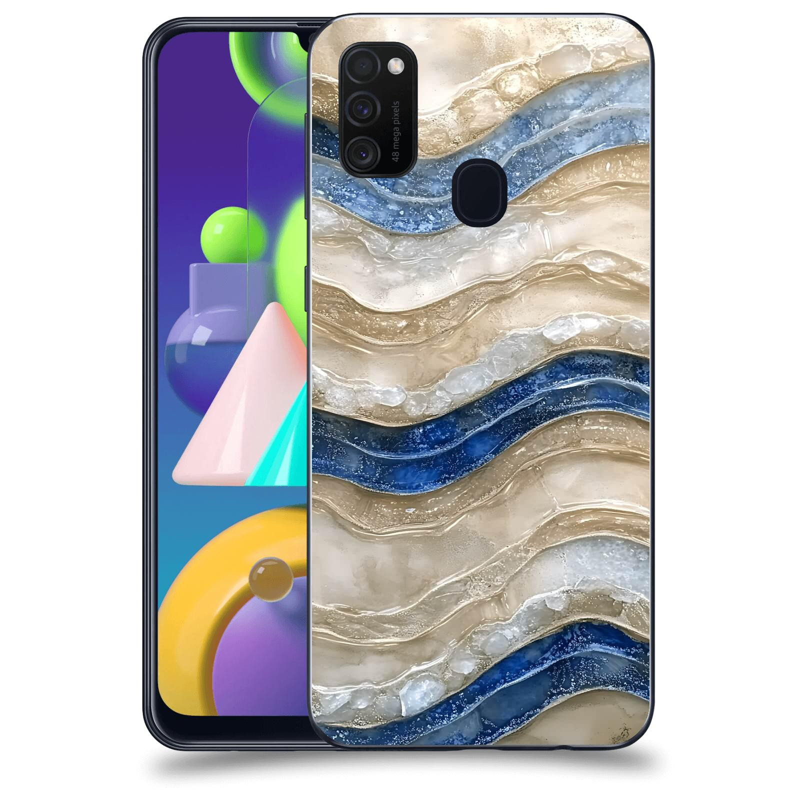 ACOVER Kryt na mobil Samsung Galaxy M21 M215F - Struktura a Harmonie