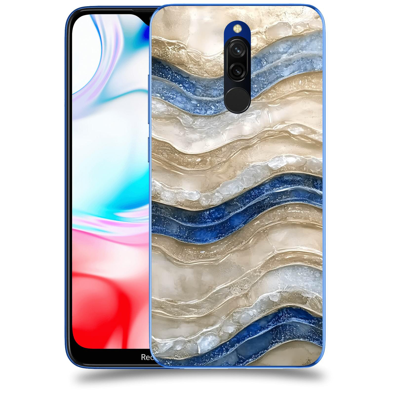 ACOVER Kryt na mobil Xiaomi Redmi 8 - Struktura a Harmonie