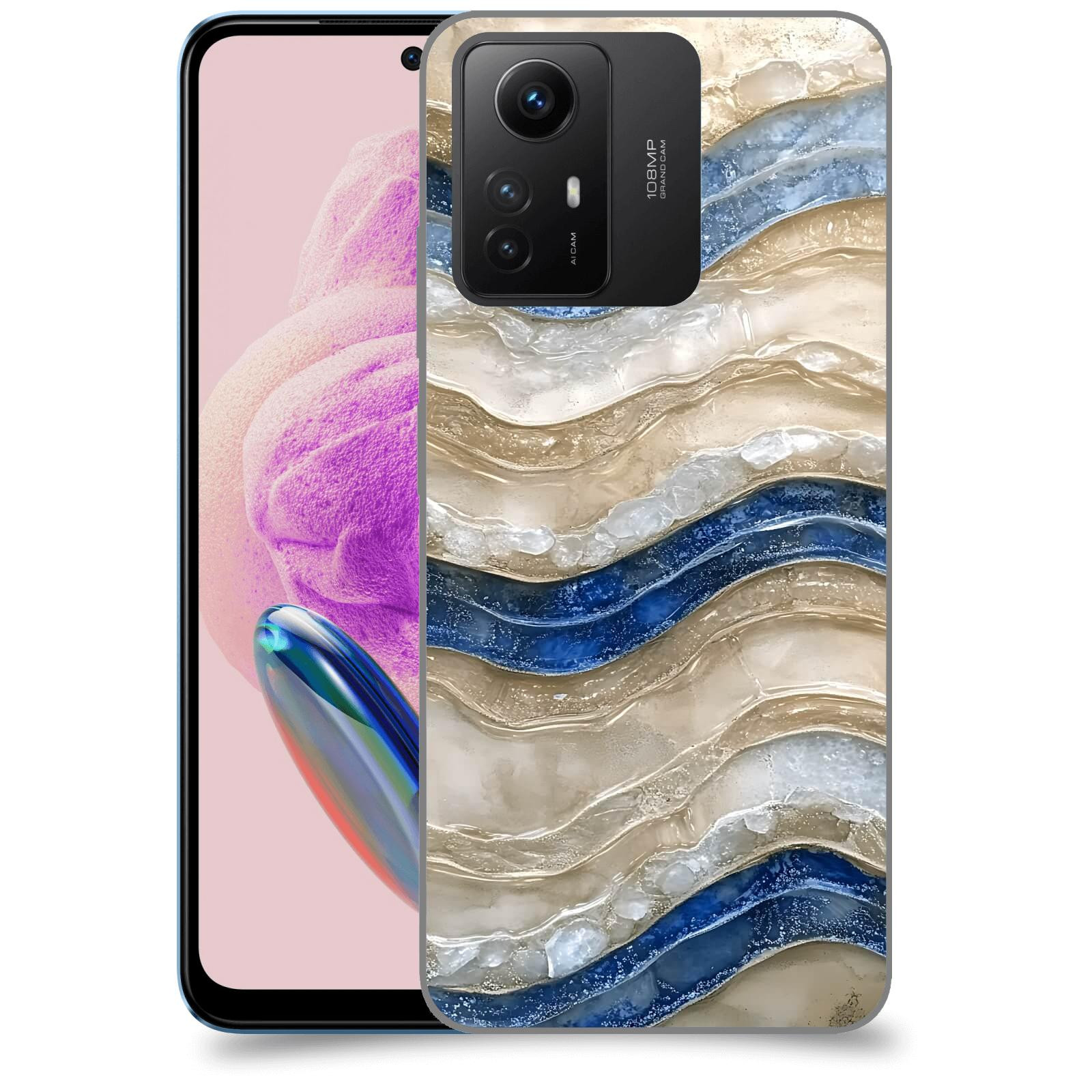ACOVER Kryt na mobil Xiaomi Redmi Note 12S - Struktura a Harmonie