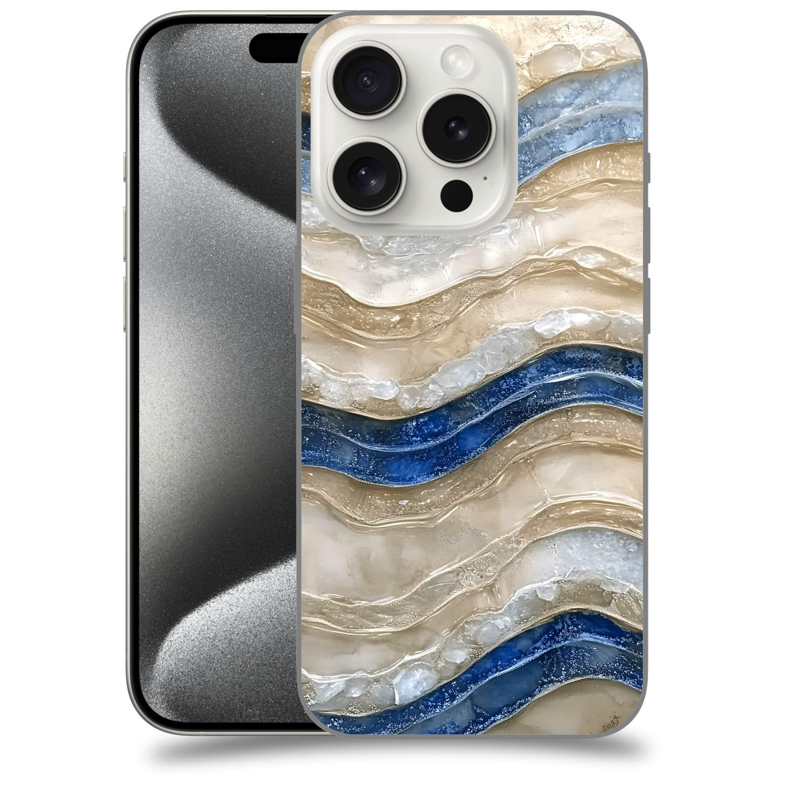 ACOVER Kryt na mobil Apple iPhone 15 pro - Struktura a Harmonie