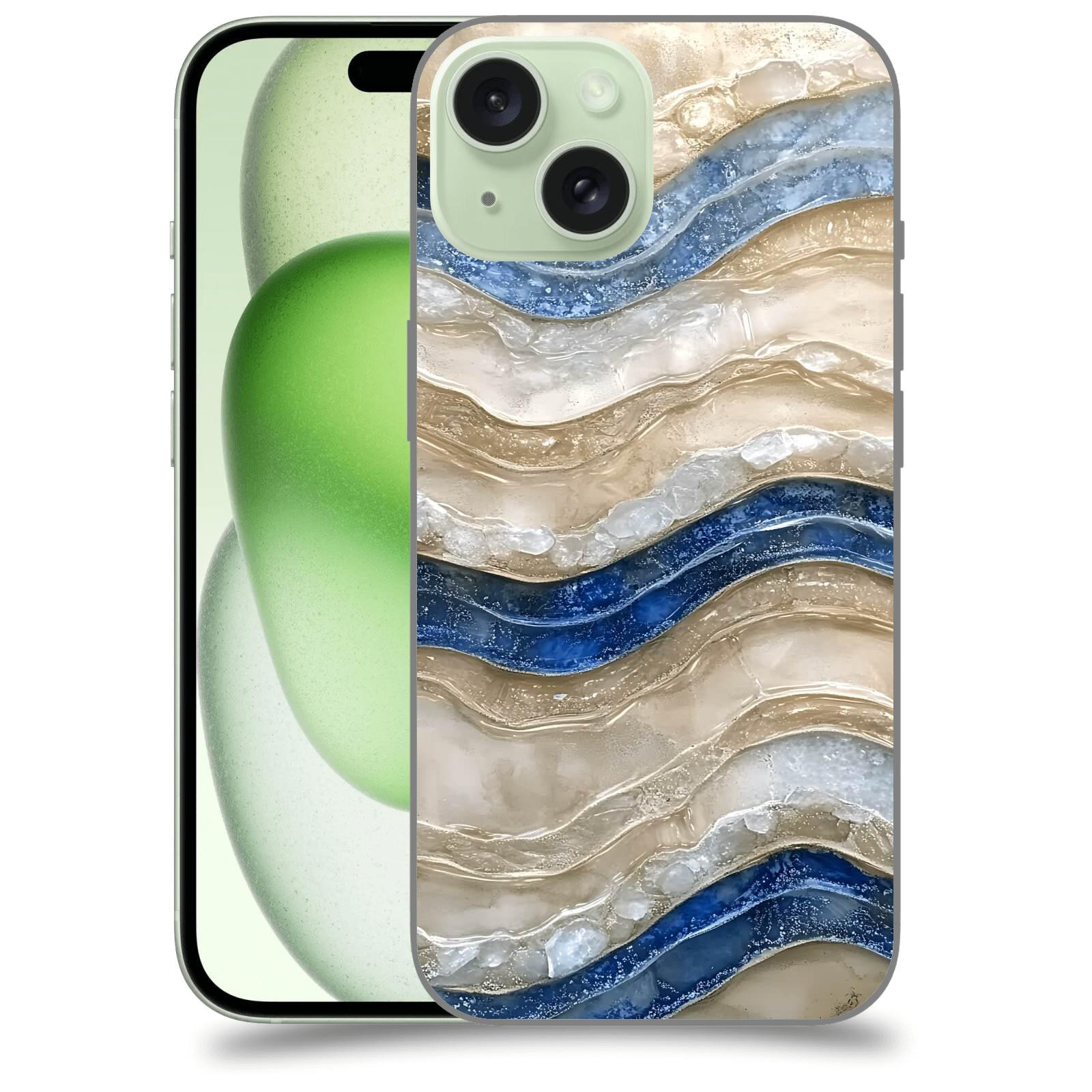 ACOVER Kryt na mobil Apple iPhone 15 - Struktura a Harmonie