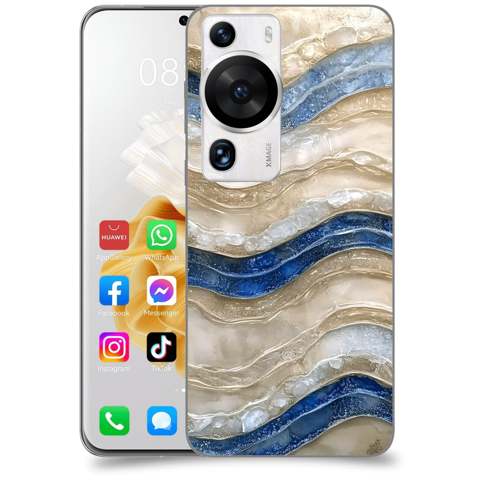 ACOVER Kryt na mobil Huawei P60 Pro - Struktura a Harmonie