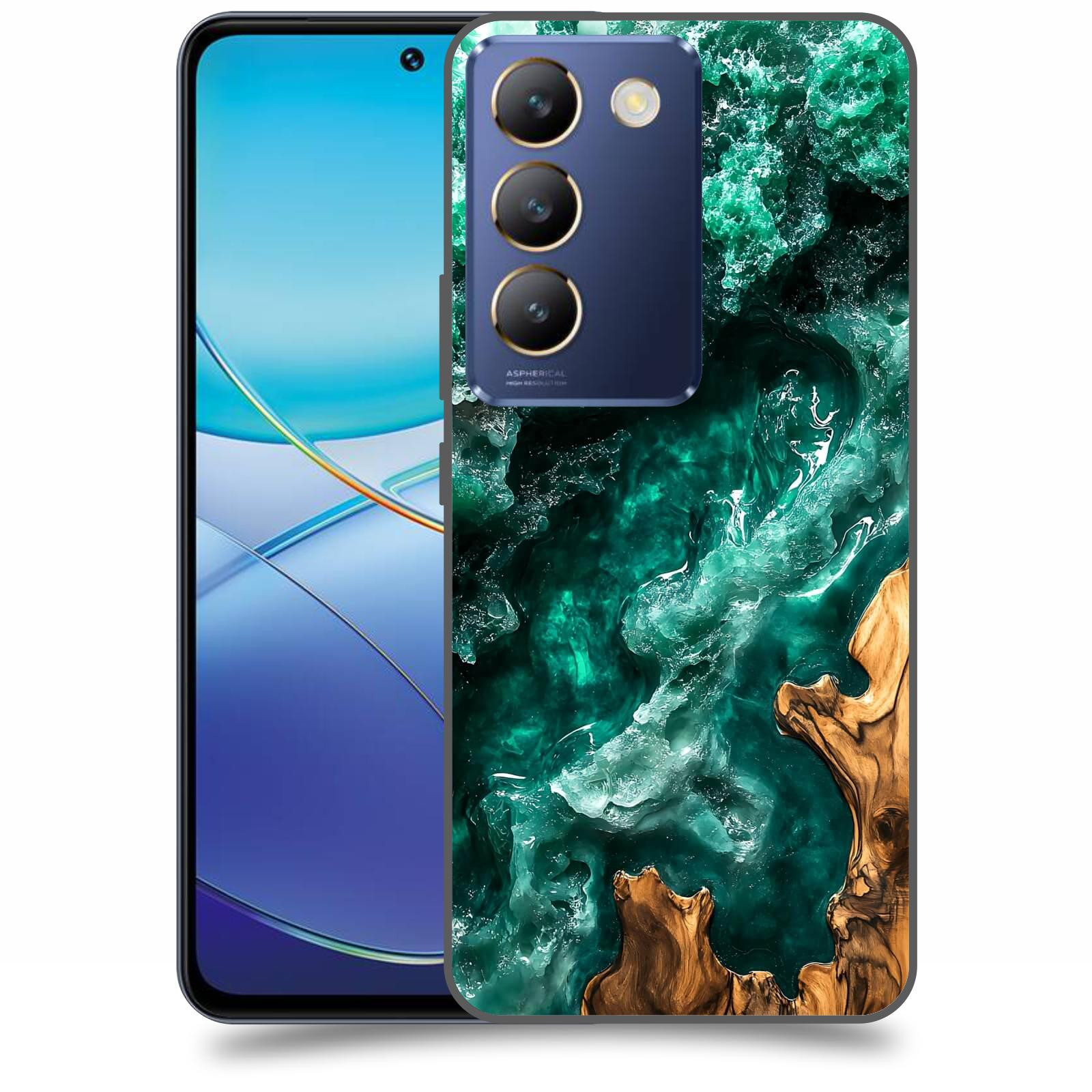 ACOVER Kryt na mobil Vivo V40SE - Forest Wood I