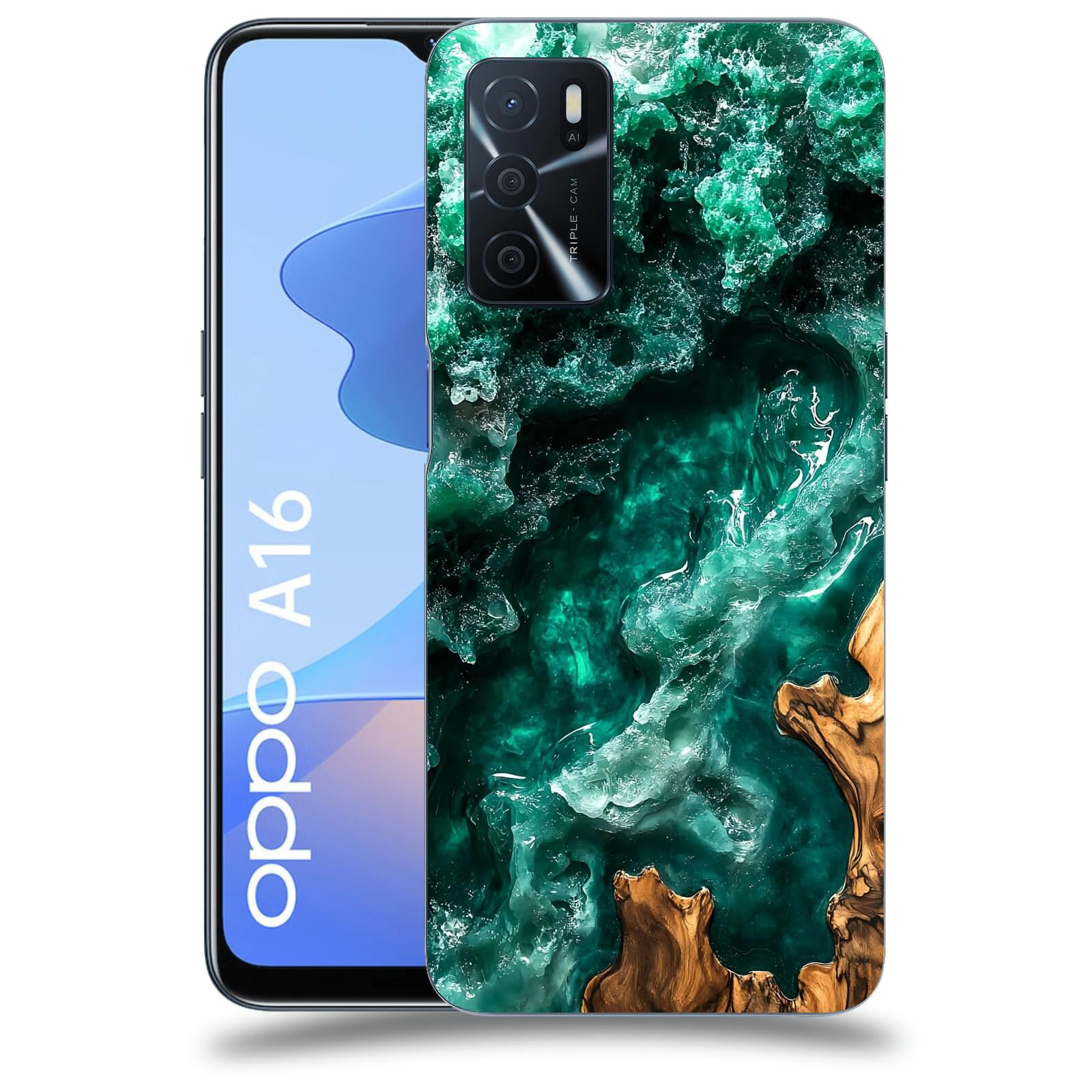 ACOVER Kryt na mobil OPPO A16 - Forest Wood I