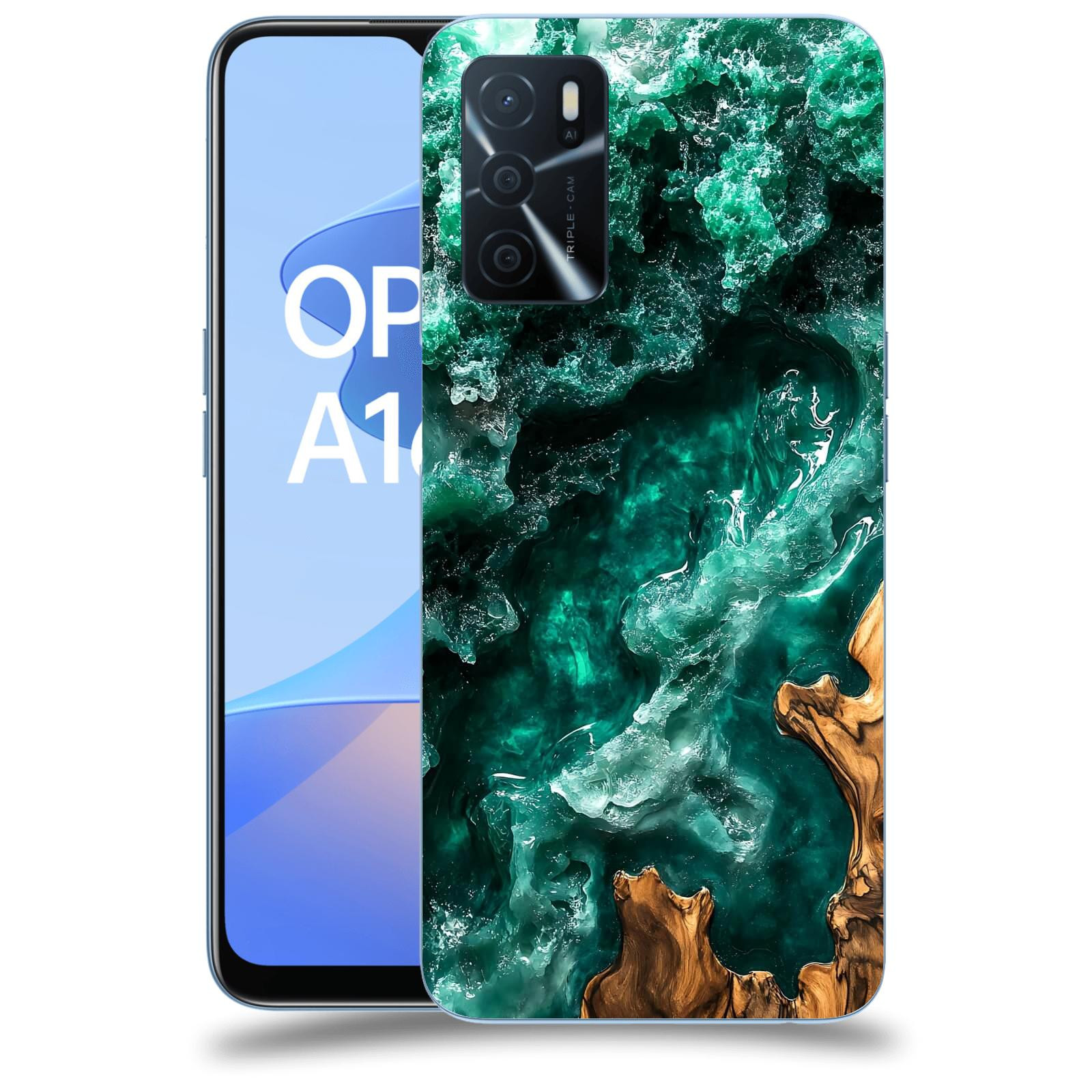 ACOVER Kryt na mobil OPPO A16s - Forest Wood I