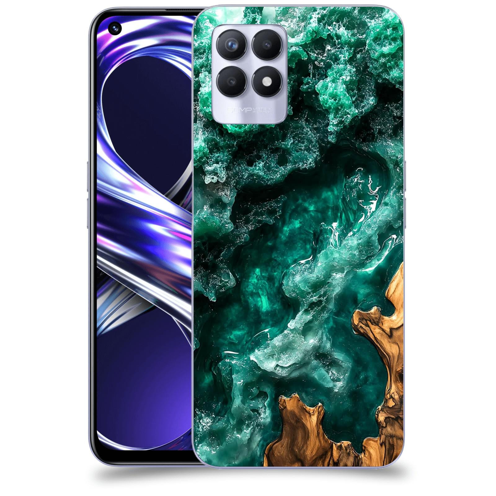 ACOVER Kryt na mobil Realme 8i - Forest Wood I