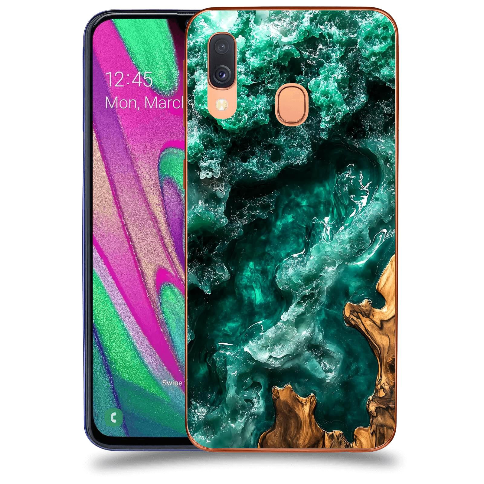 ACOVER Kryt na mobil Samsung Galaxy A40 A405F - Forest Wood I