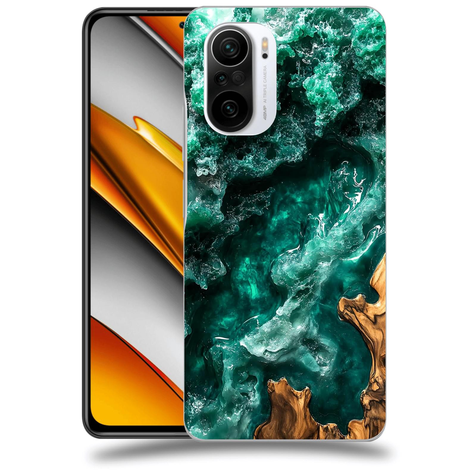 ACOVER Kryt na mobil Xiaomi Poco F3 - Forest Wood I