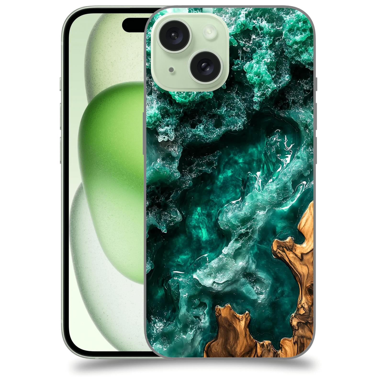 ACOVER Kryt na mobil Apple iPhone 15 - Forest Wood I