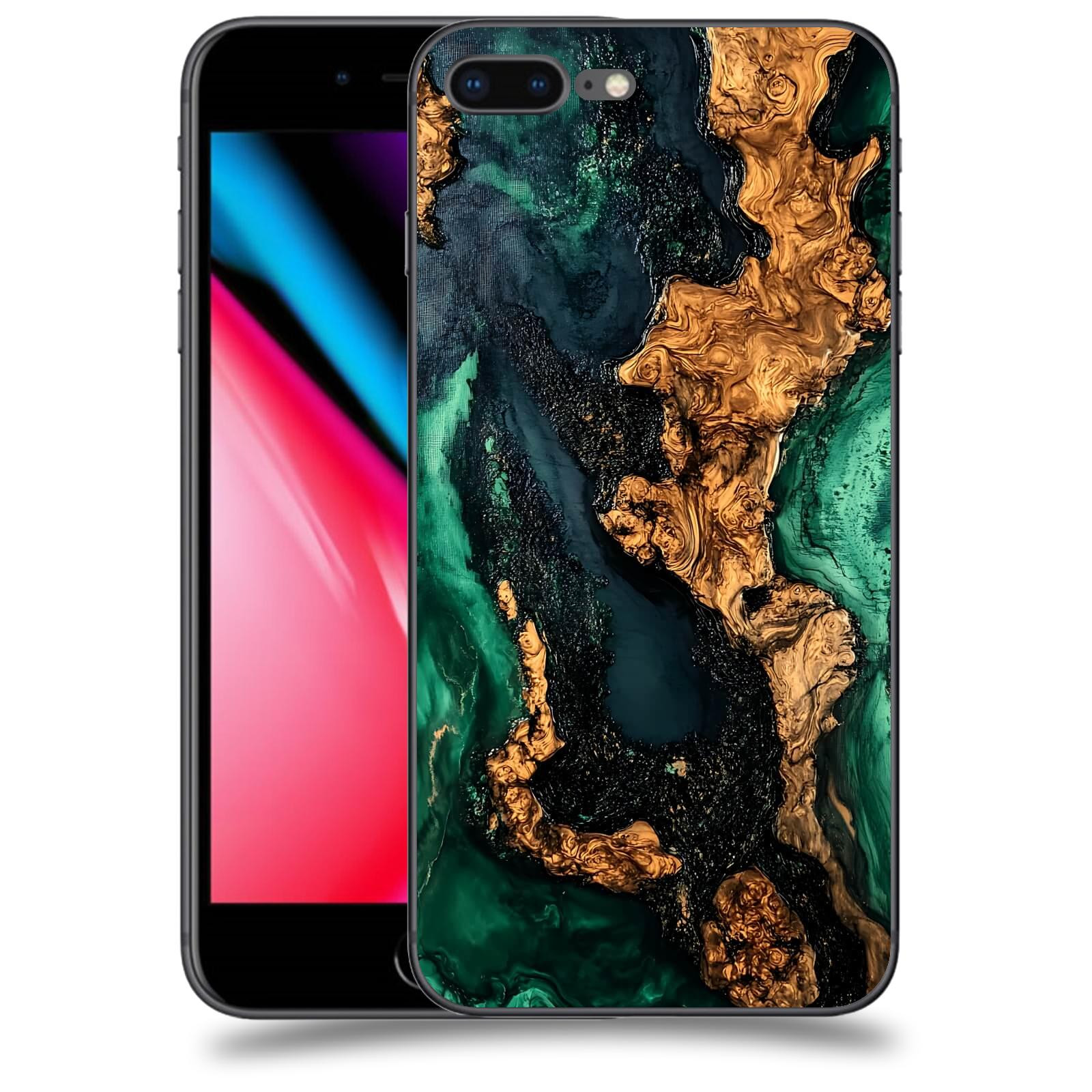 ACOVER Kryt na mobil Apple iPhone 8 Plus - Forest Wood II