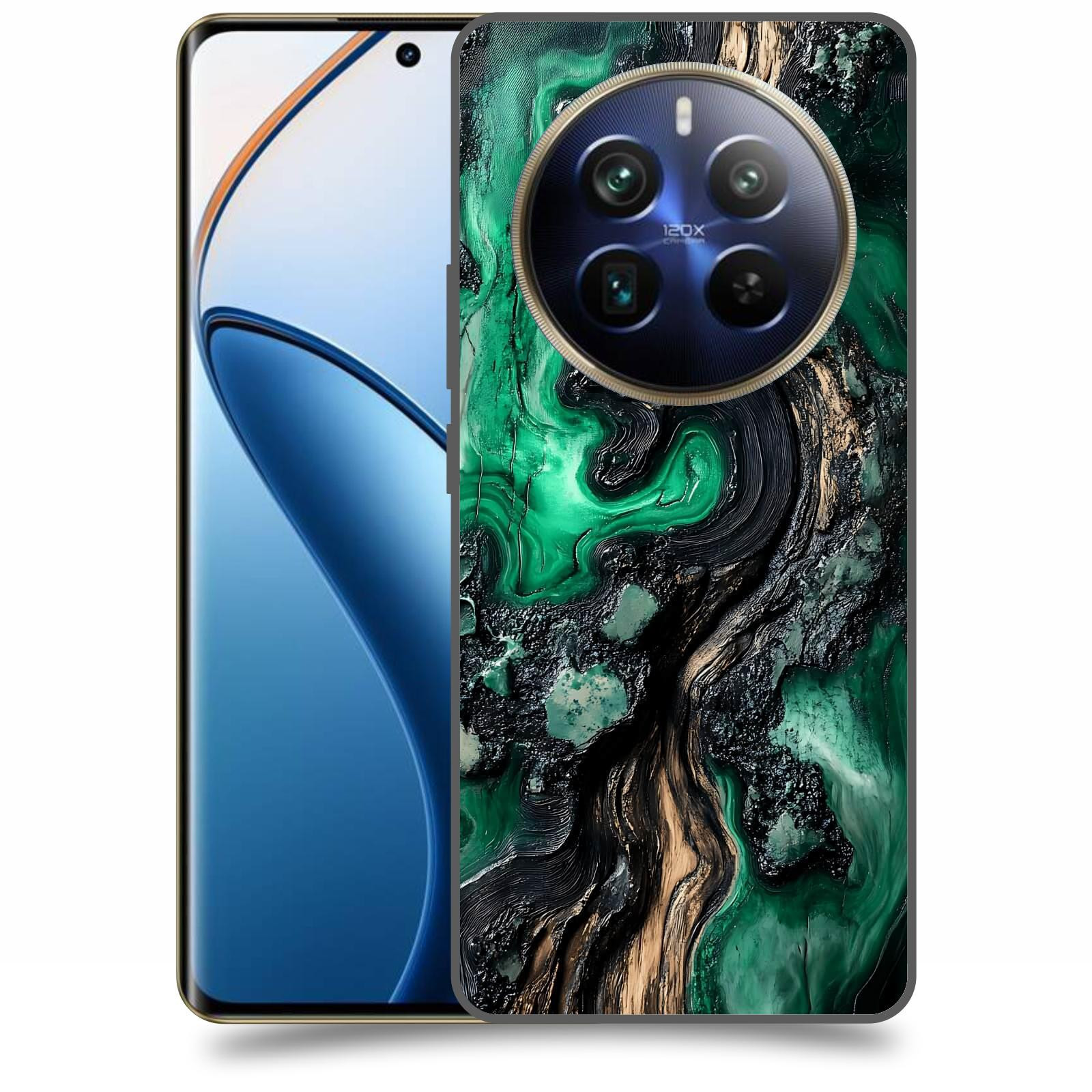 ACOVER Kryt na mobil Realme 12 pro+ 5g - Forest Wood III