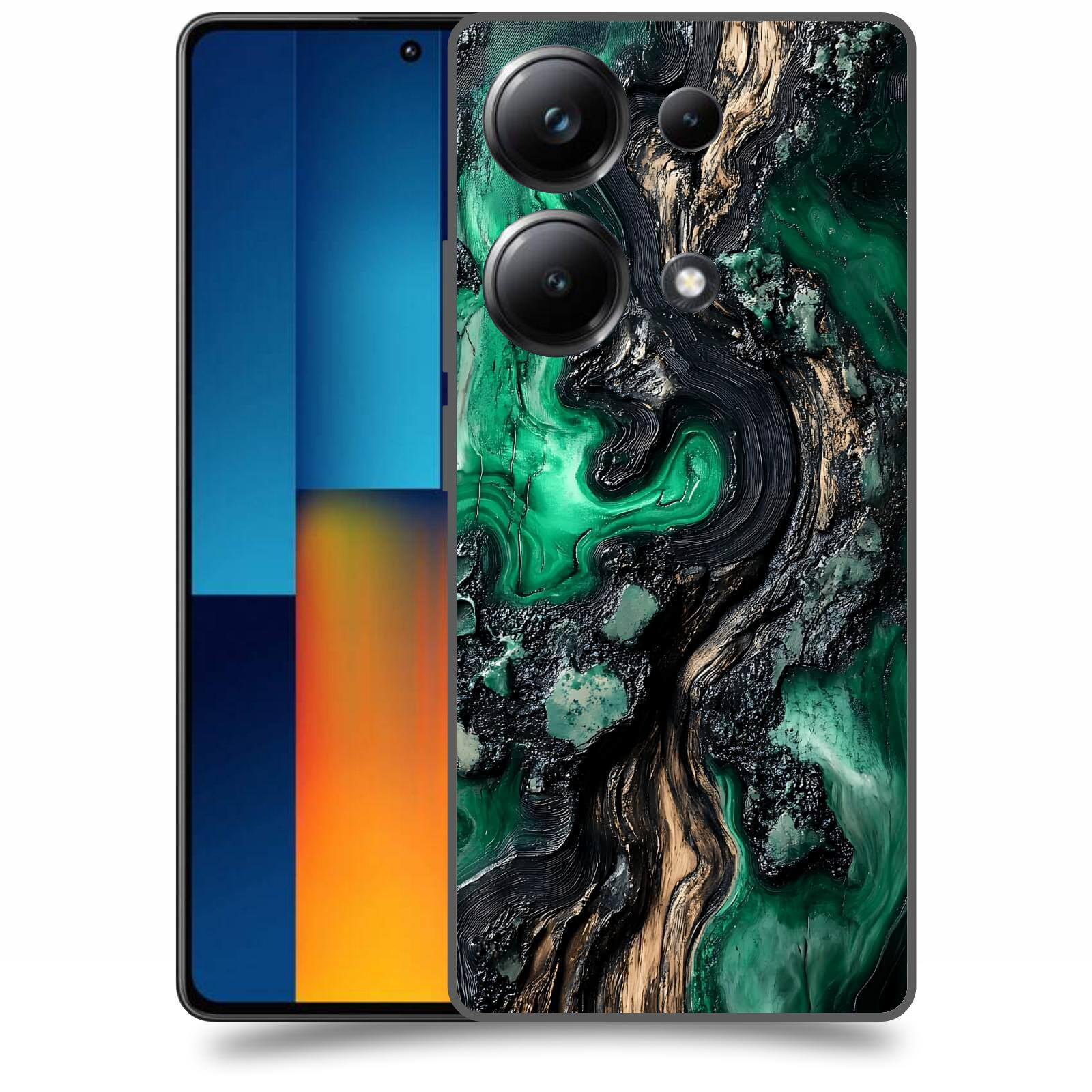 ACOVER Kryt na mobil Poco M6 - Forest Wood III