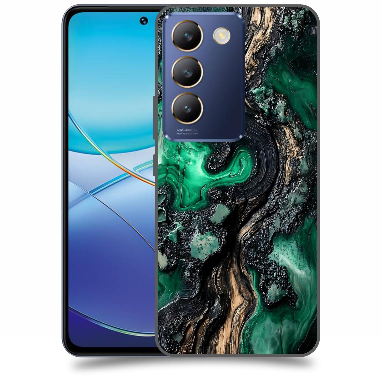 ACOVER Kryt na mobil Vivo V40SE - Forest Wood III