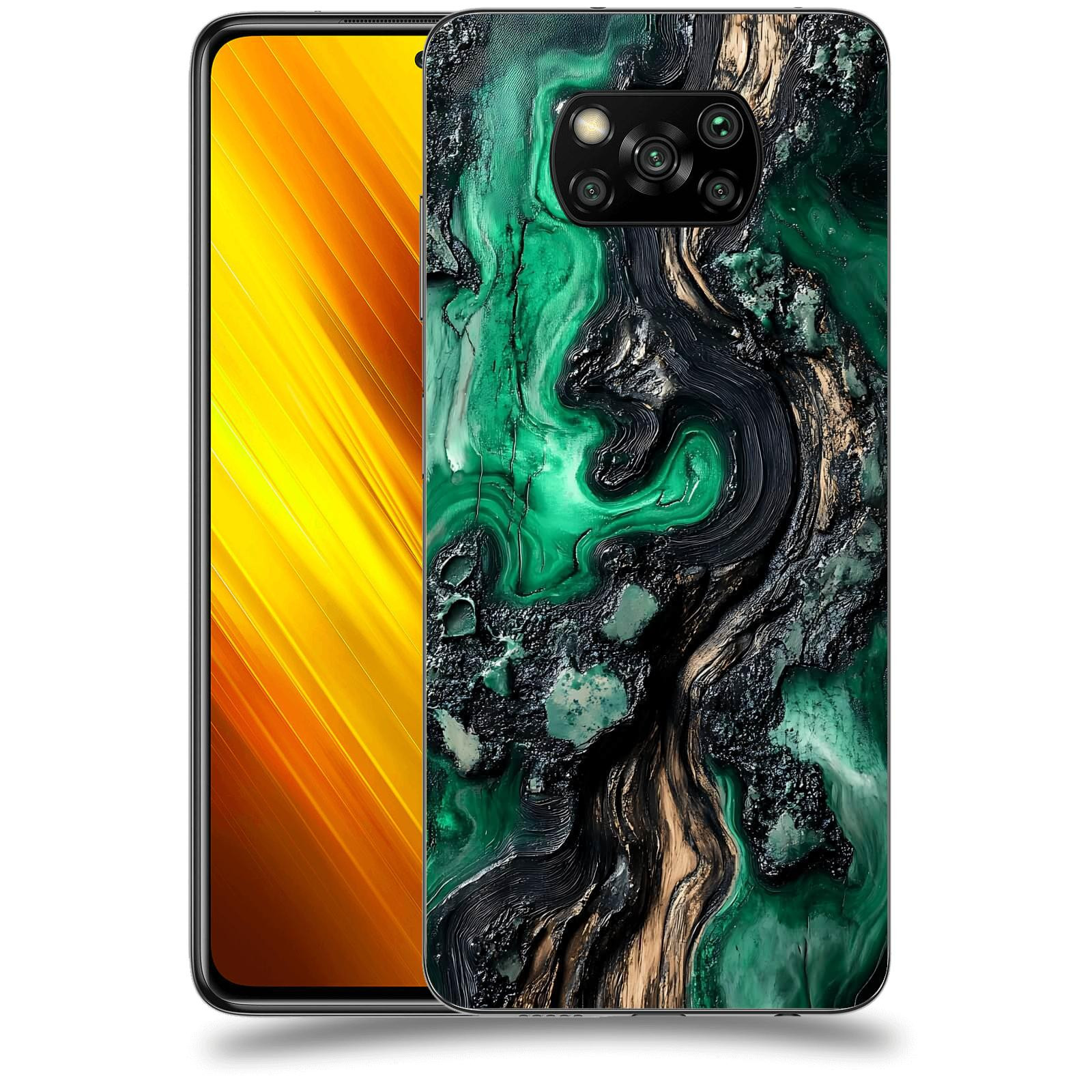 ACOVER Kryt na mobil Xiaomi Poco X3 - Forest Wood III