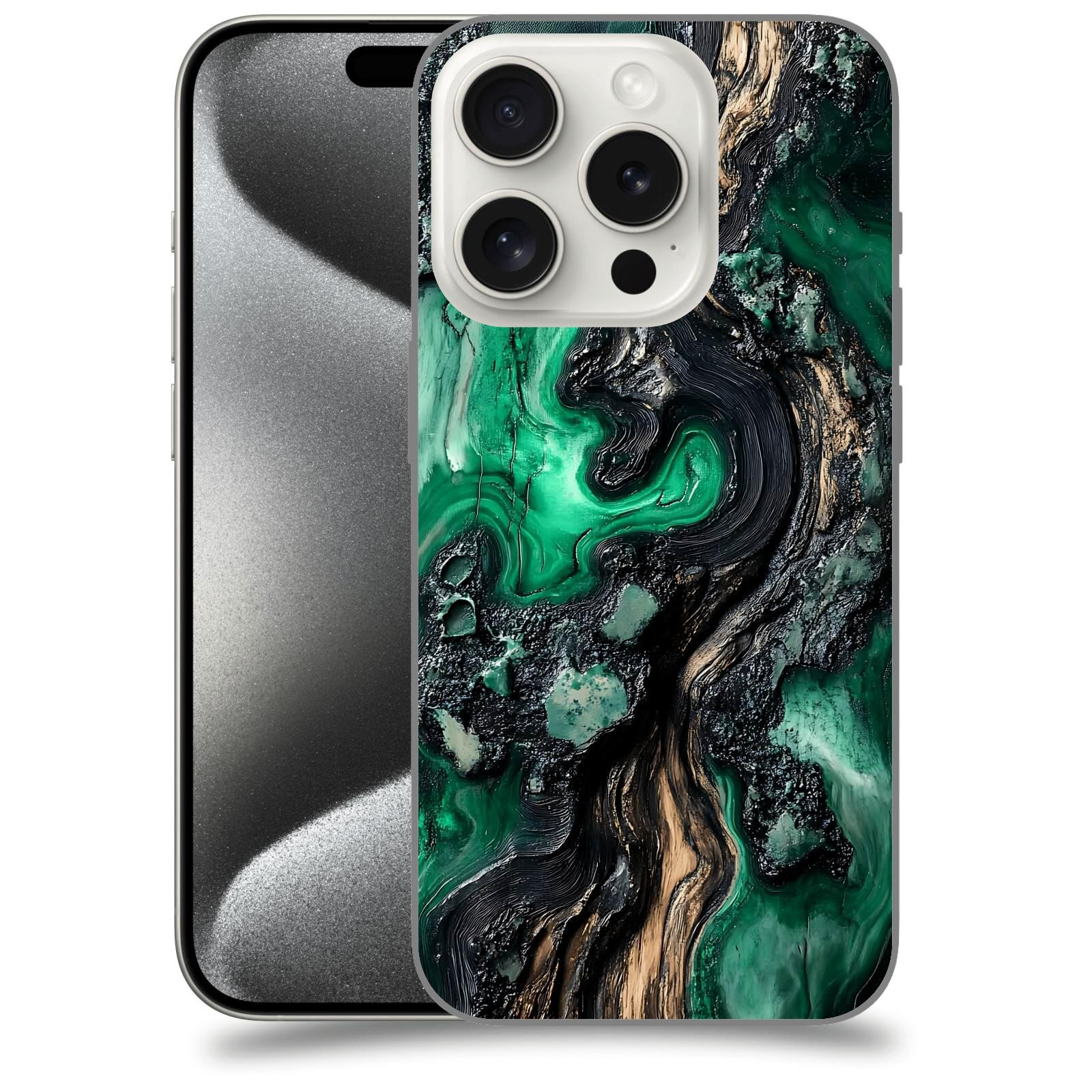 ACOVER Kryt na mobil Apple iPhone 15 pro - Forest Wood III