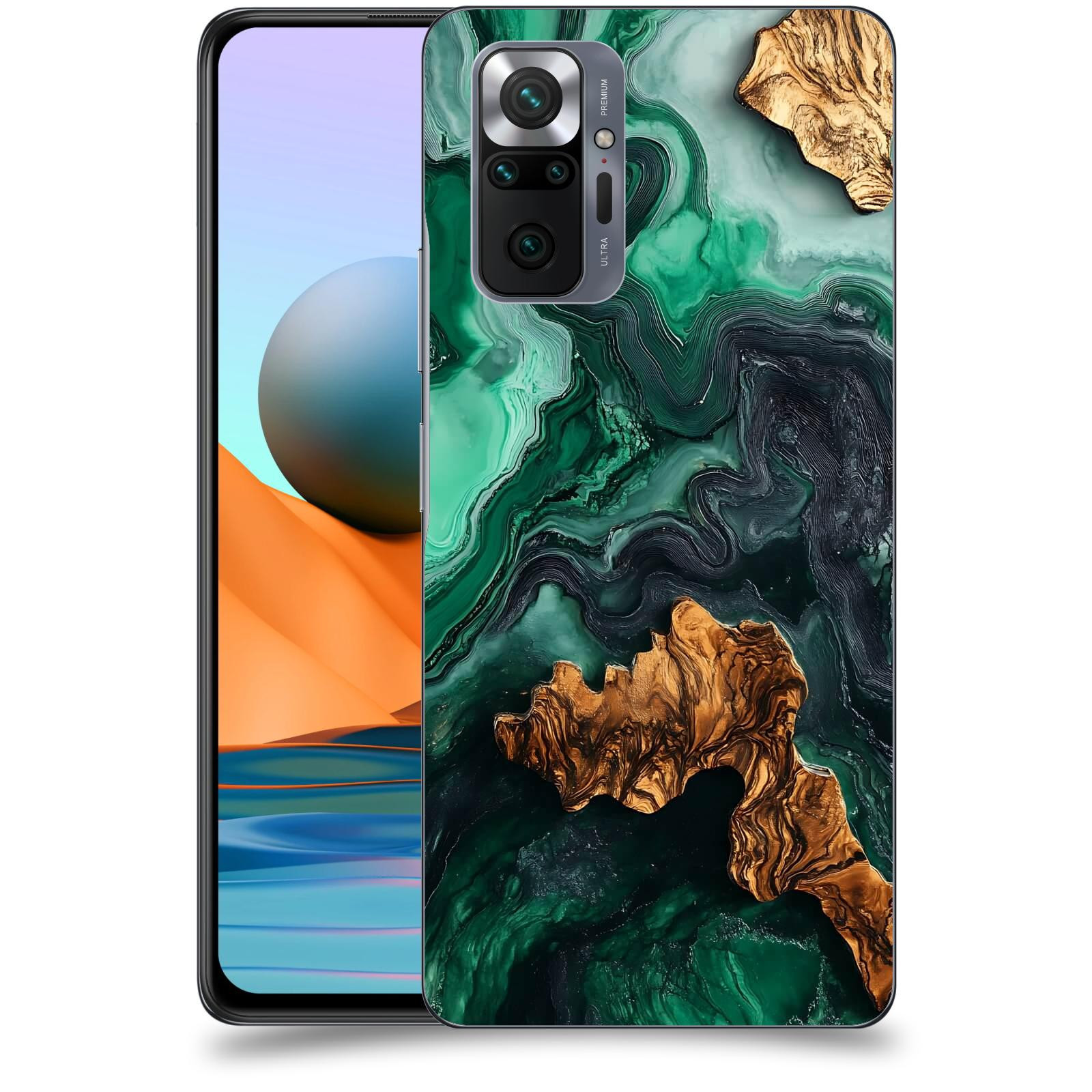 ACOVER Kryt na mobil Xiaomi Redmi Note 10 Pro - Forest Wood IV