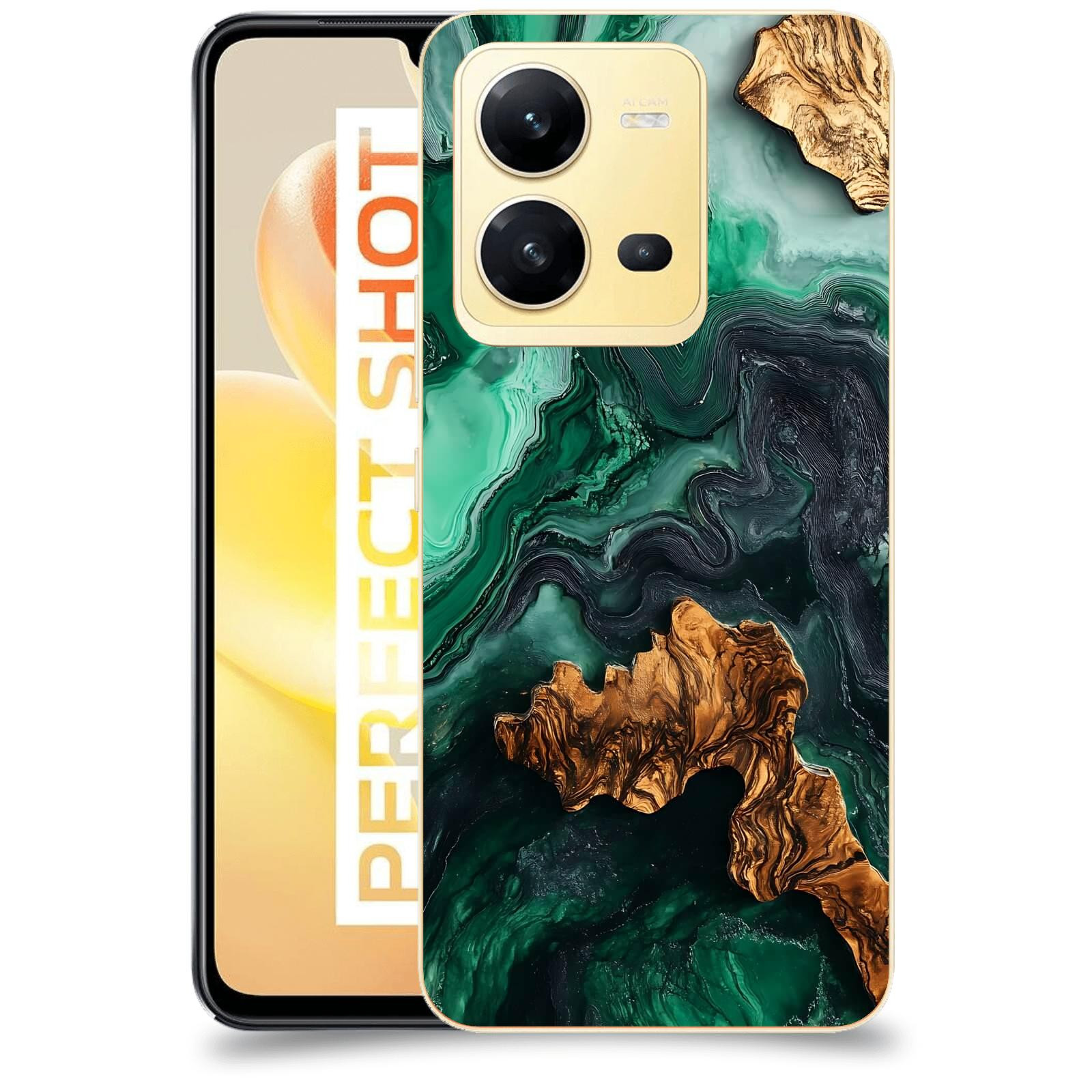 ACOVER Kryt na mobil Vivo X80 Lite - Forest Wood IV