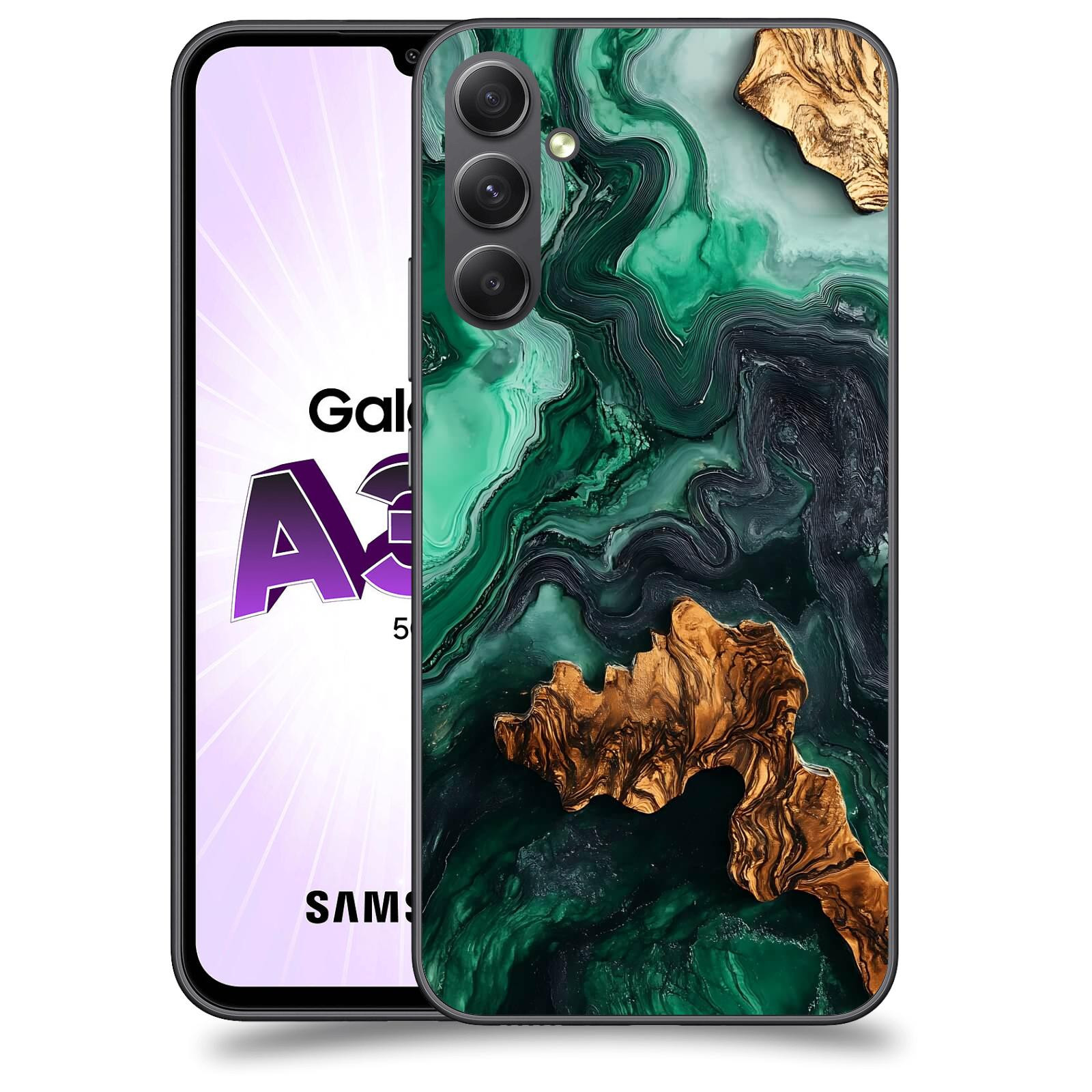 ACOVER Kryt na mobil Samsung Galaxy A34 - Forest Wood IV