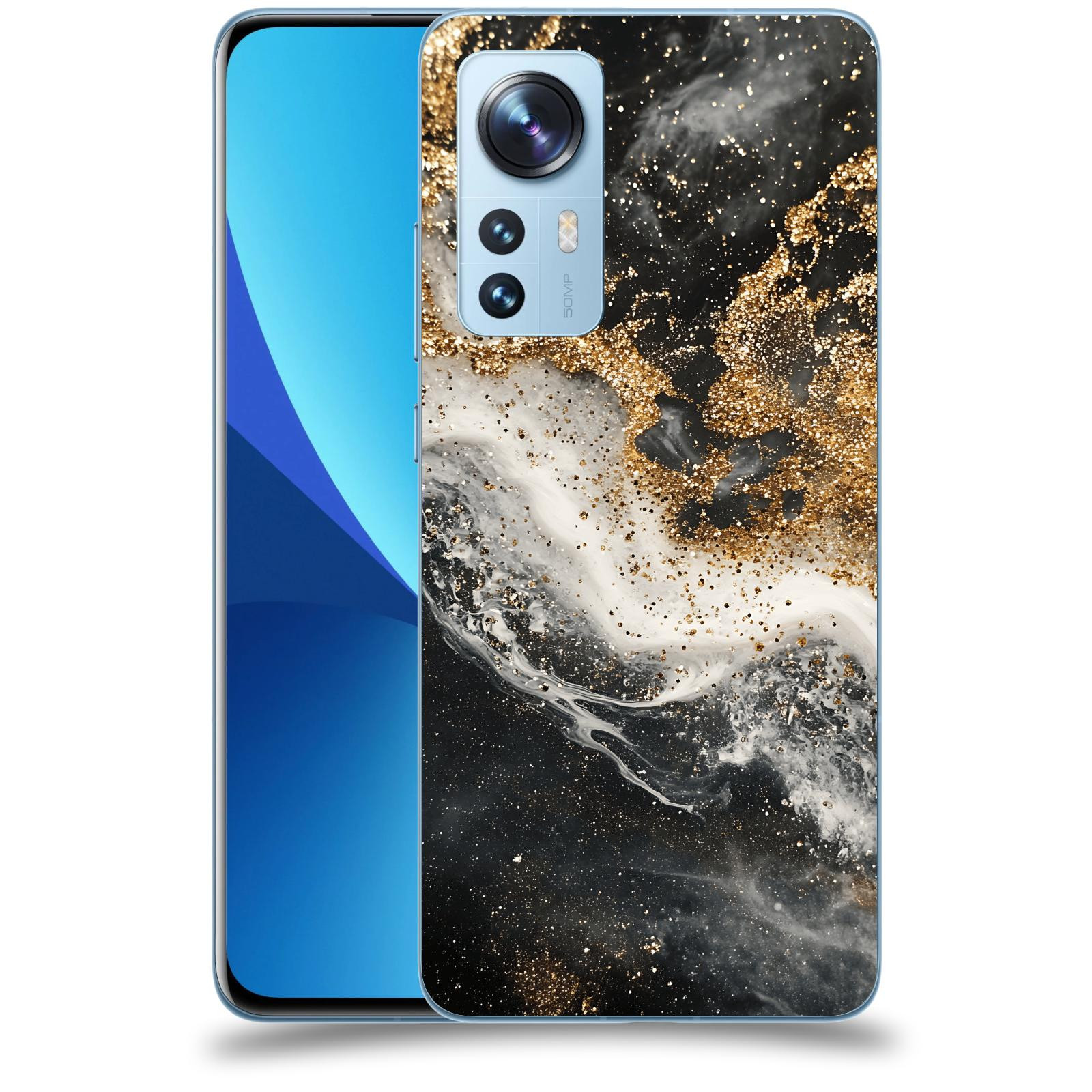 ACOVER Kryt na mobil Xiaomi 12X - Liquid Gold I