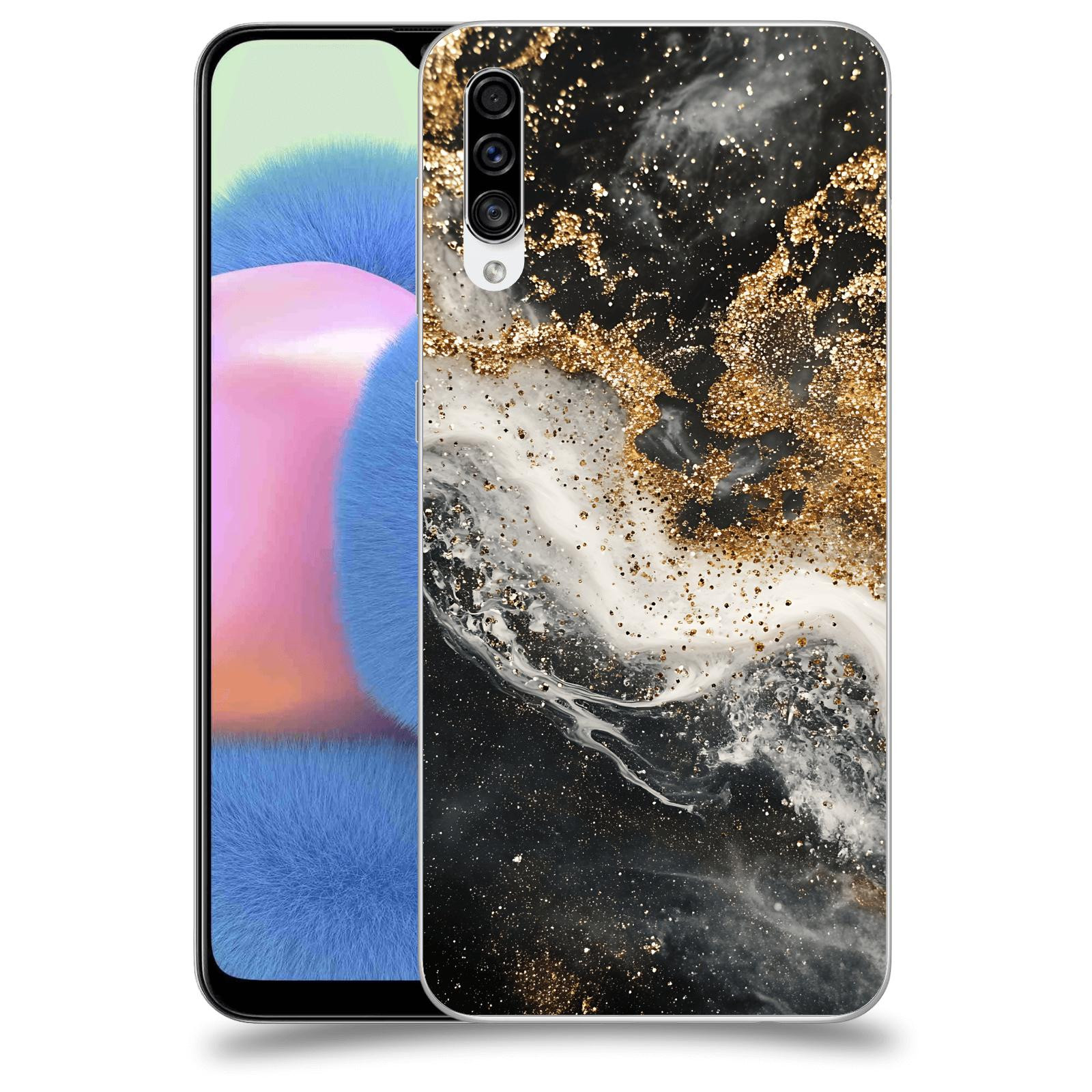 ACOVER Kryt na mobil Samsung Galaxy A30s A307F - Liquid Gold I