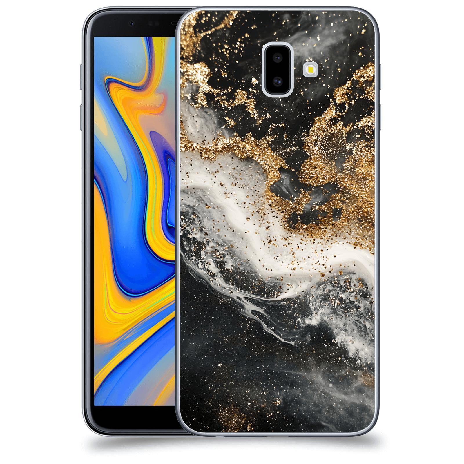 ACOVER Kryt na mobil Samsung Galaxy J6+ J610F - Liquid Gold I