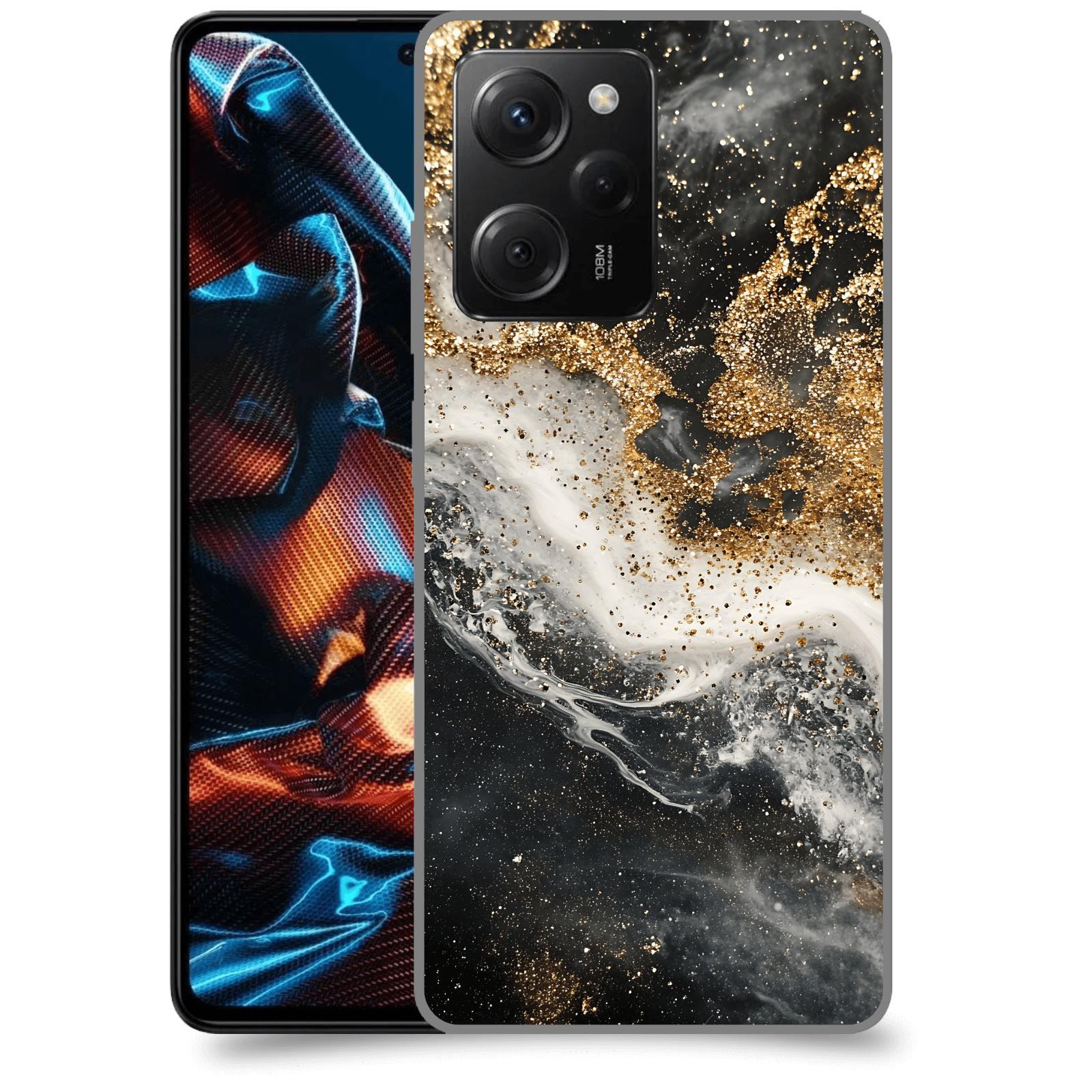 ACOVER Kryt na mobil Xiaomi Poco X5 Pro - Liquid Gold I