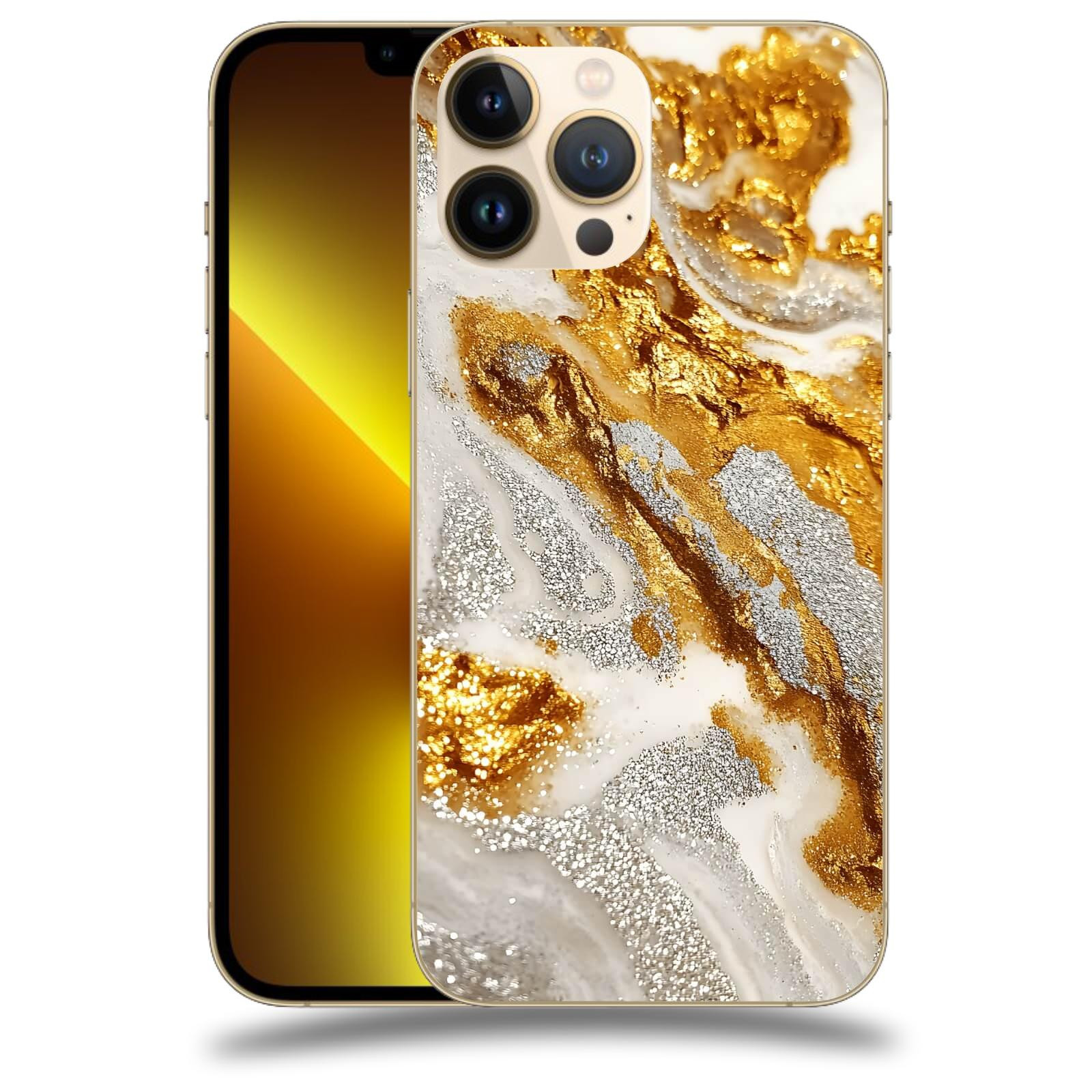 ACOVER Kryt na mobil Apple iPhone 13 Pro - Liquid Gold II