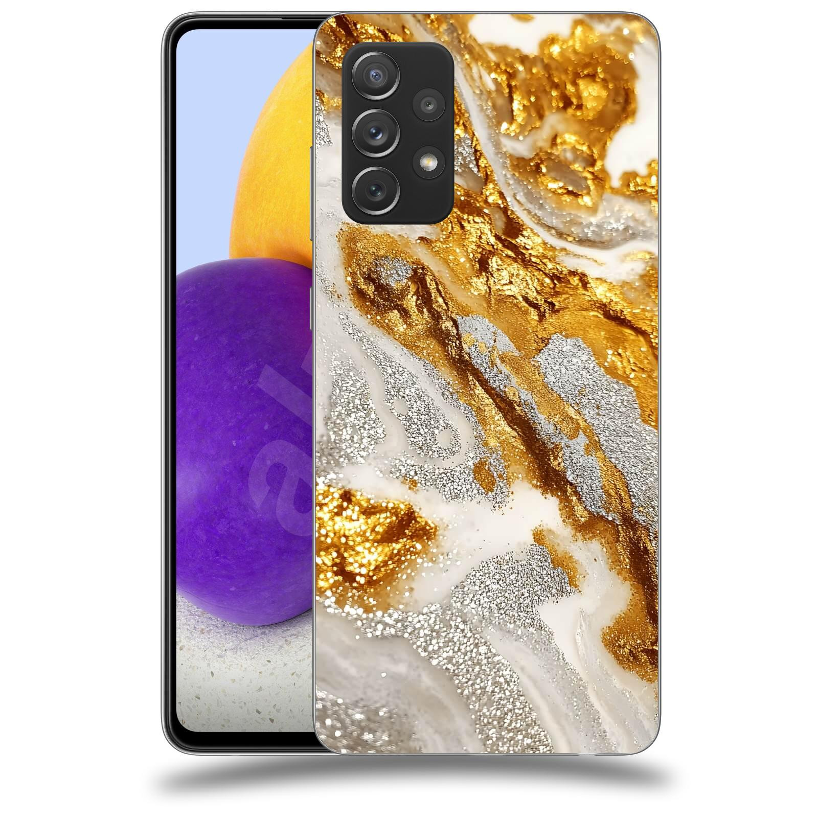 ACOVER Kryt na mobil Samsung Galaxy A73 5G - Liquid Gold II