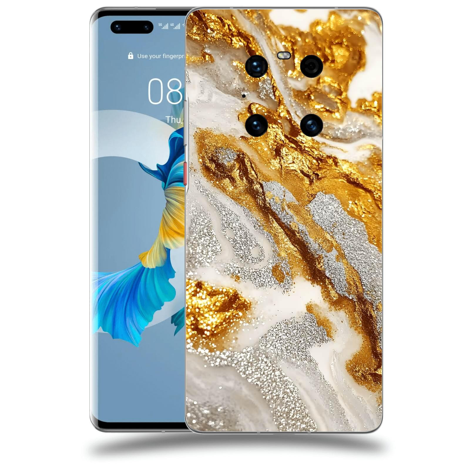 ACOVER Kryt na mobil Huawei Mate 40 Pro - Liquid Gold II