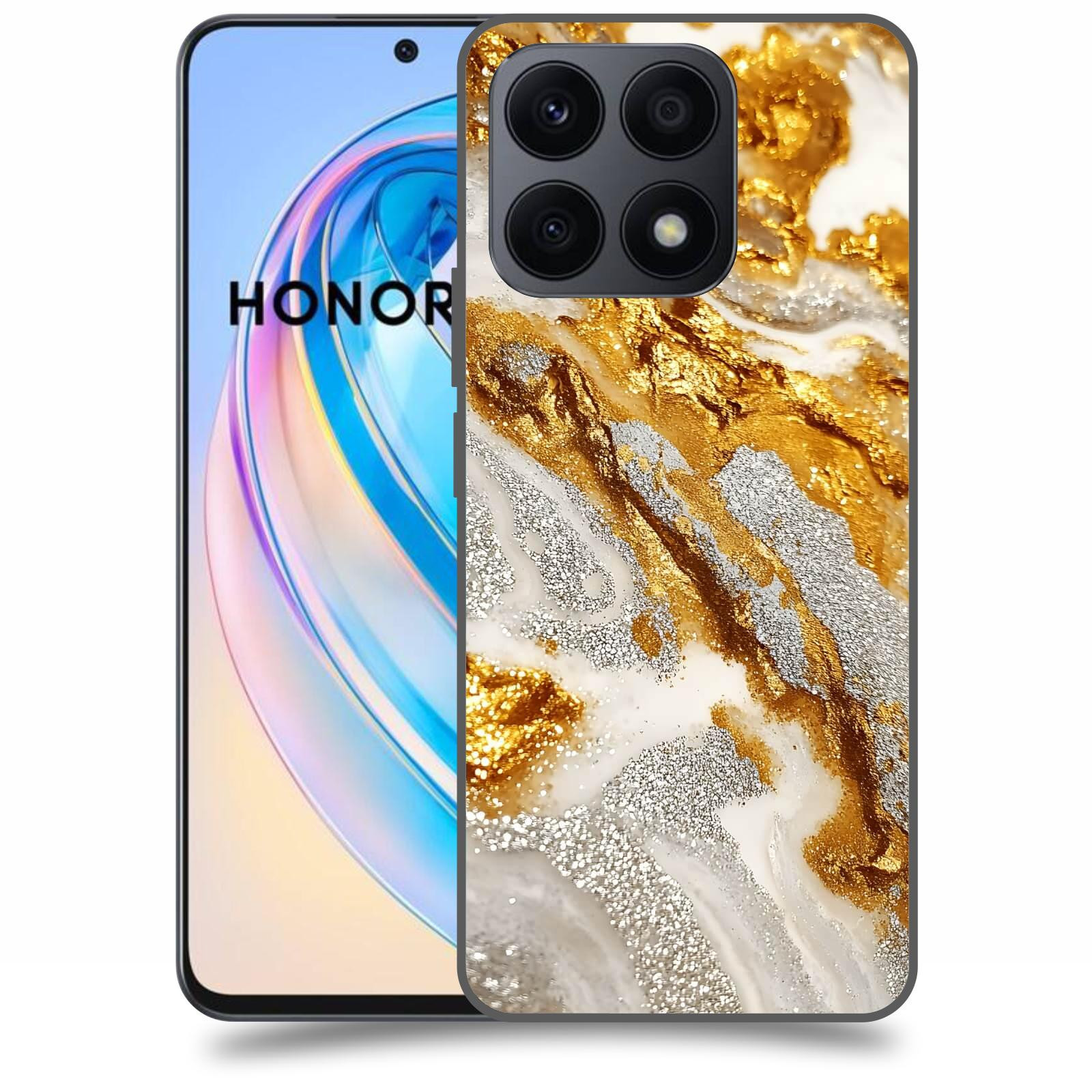 ACOVER Kryt na mobil Honor X8a - Liquid Gold II