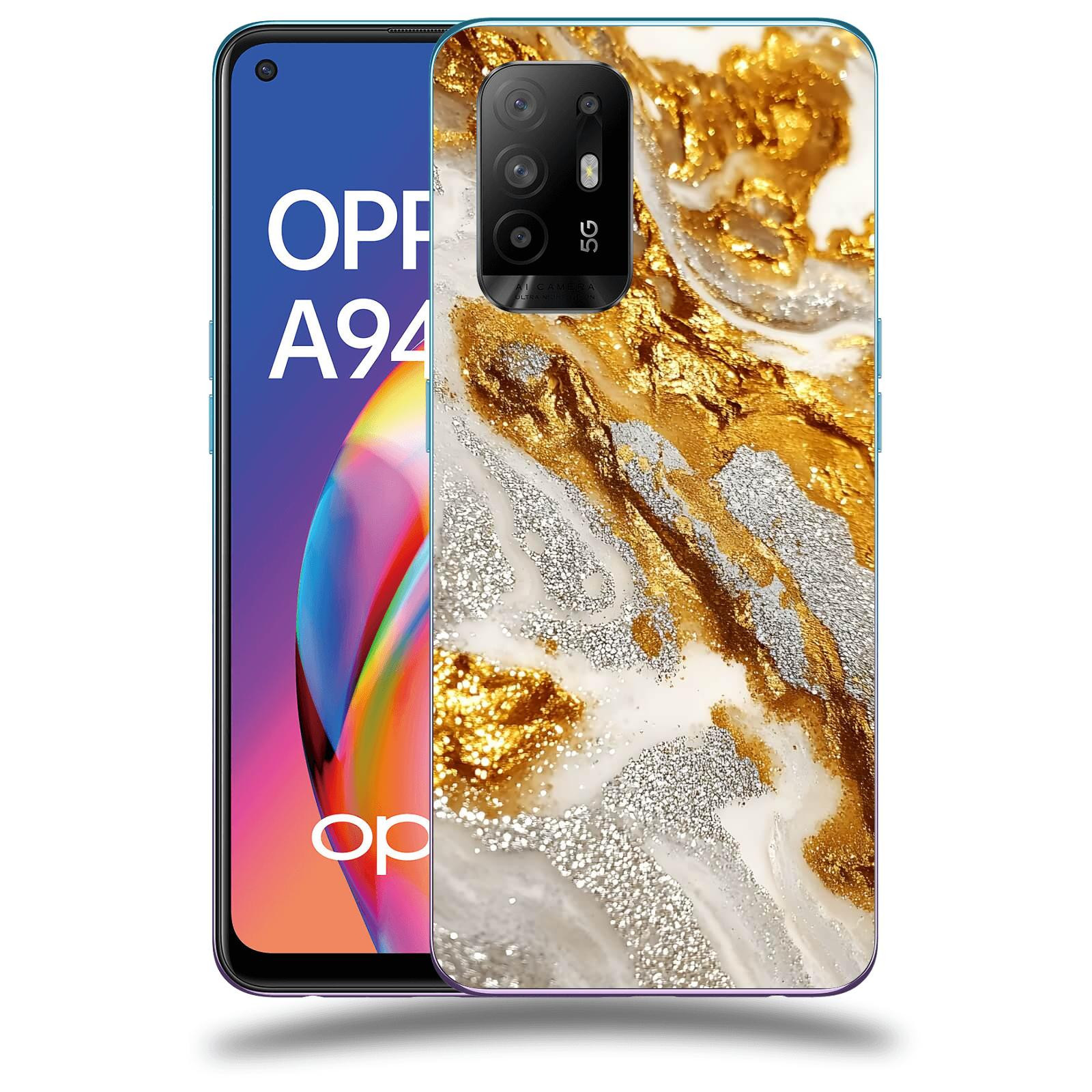 ACOVER Kryt na mobil OPPO A94 5G - Liquid Gold II