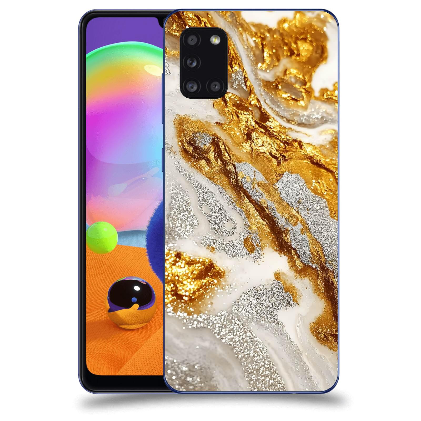 ACOVER Kryt na mobil Samsung Galaxy A31 A315F - Liquid Gold II