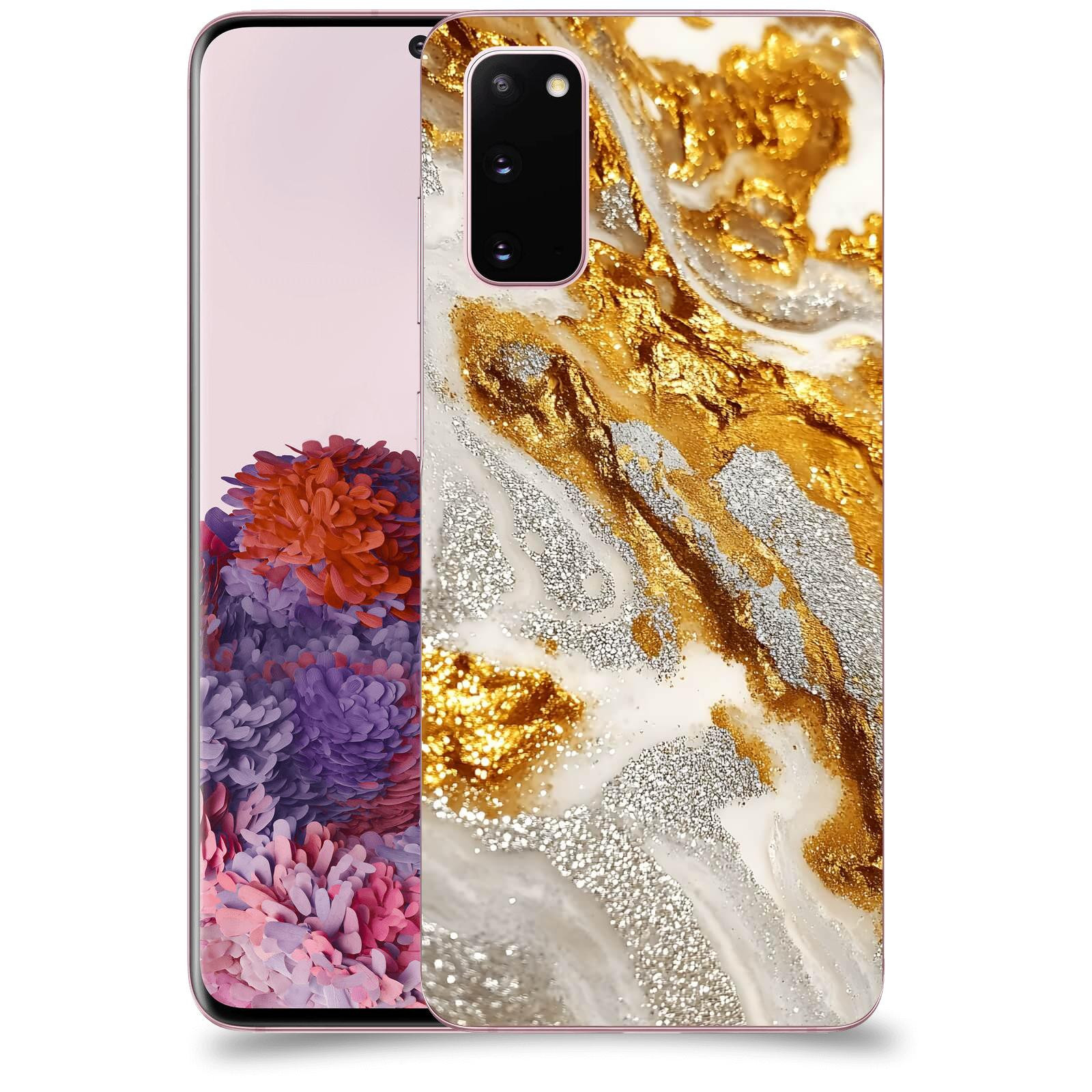 ACOVER Kryt na mobil Samsung Galaxy S20 G980F - Liquid Gold II
