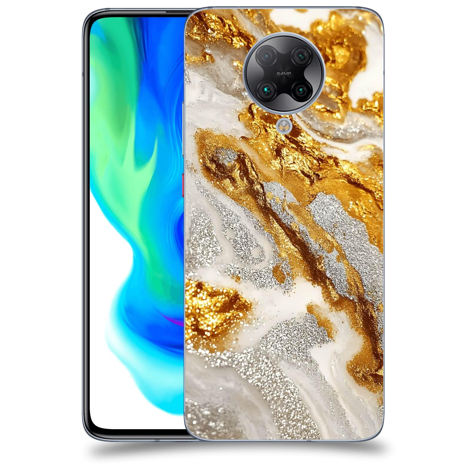 ACOVER Kryt na mobil Xiaomi Poco F2 Pro - Liquid Gold II