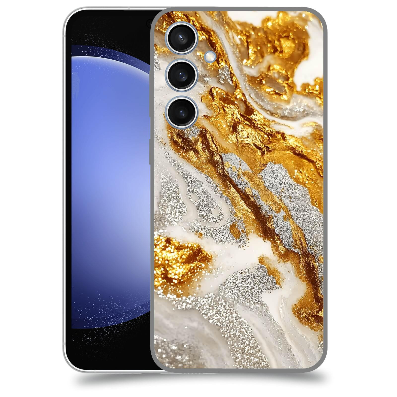 ACOVER Kryt na mobil Samsung Galaxy S23 FE - Liquid Gold II