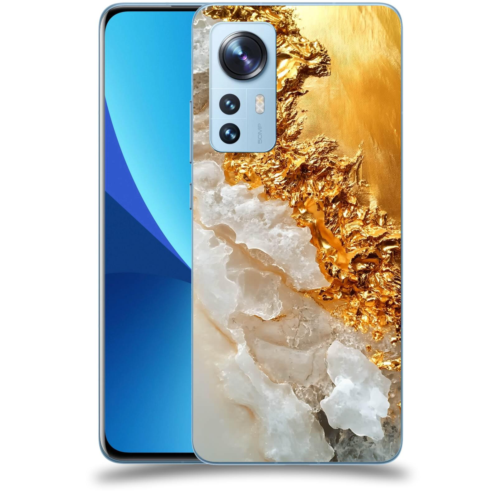 ACOVER Kryt na mobil Xiaomi 12 - Liquid Gold III