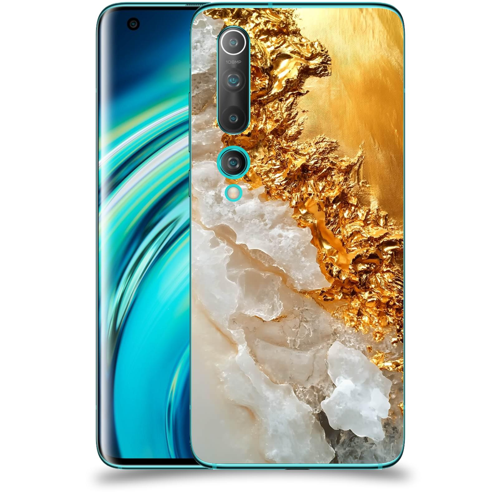 ACOVER Kryt na mobil Xiaomi Mi 10 - Liquid Gold III