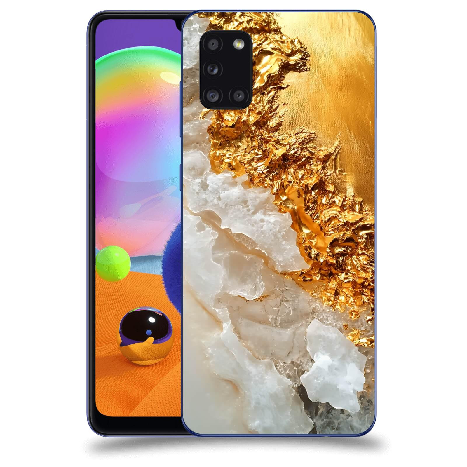 ACOVER Kryt na mobil Samsung Galaxy A31 A315F - Liquid Gold III