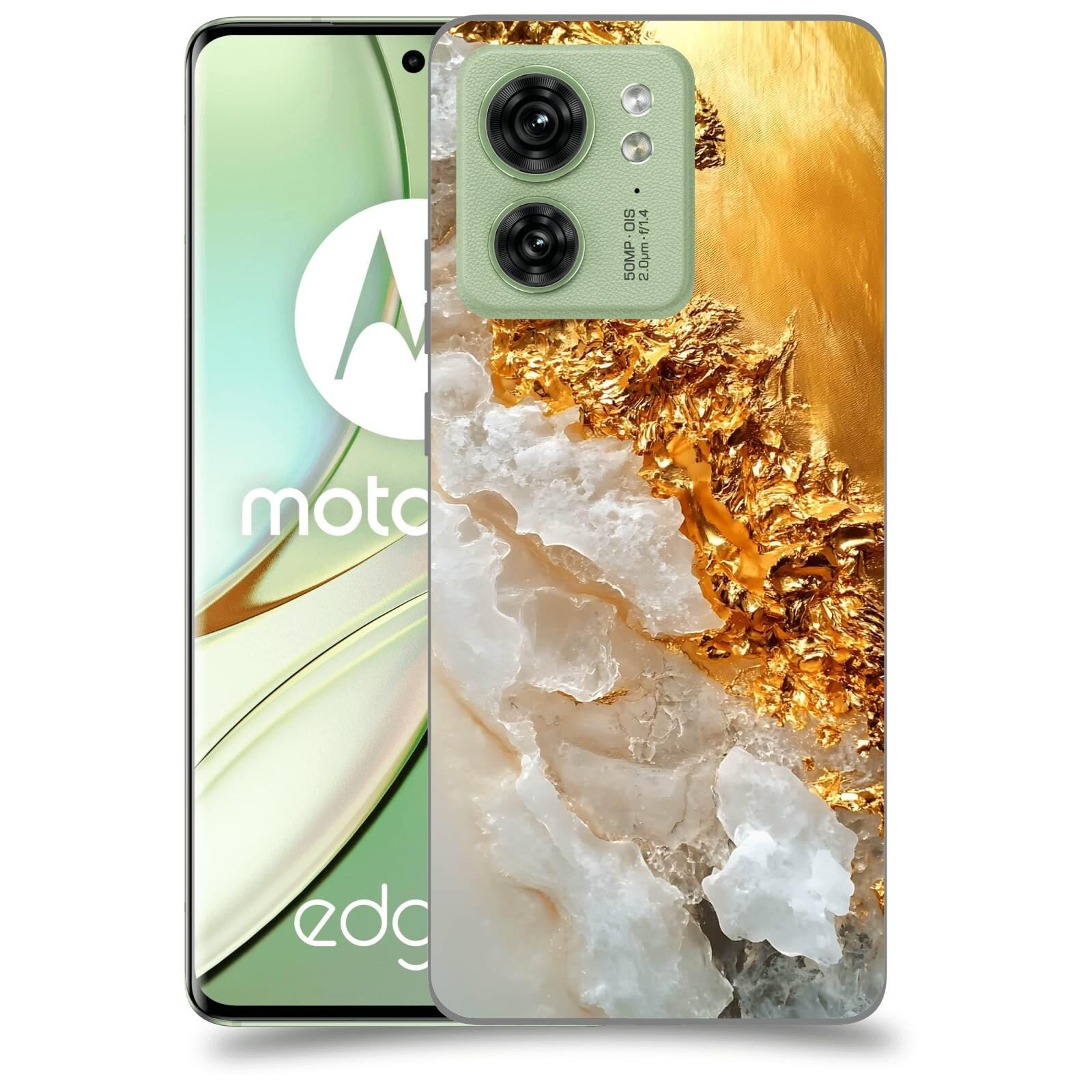 ACOVER Kryt na mobil Motorola EDGE 40 5G - Liquid Gold III