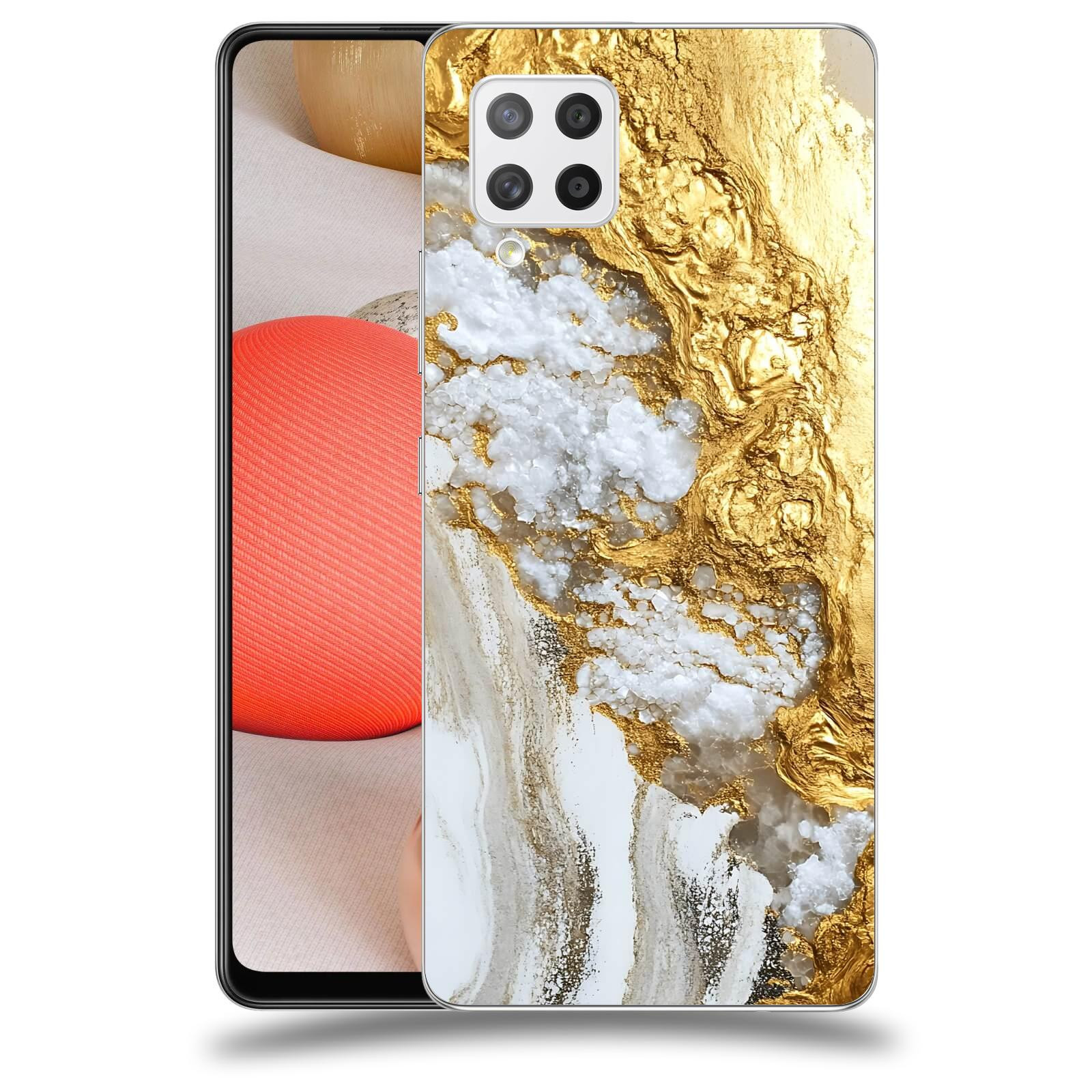 ACOVER Kryt na mobil Samsung Galaxy A42 A426B - Liquid Gold V