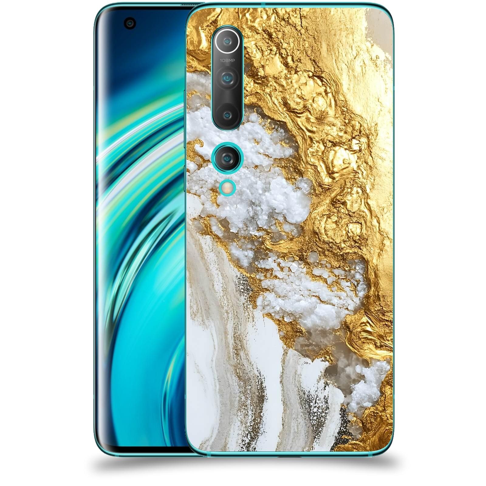 ACOVER Kryt na mobil Xiaomi Mi 10 - Liquid Gold V
