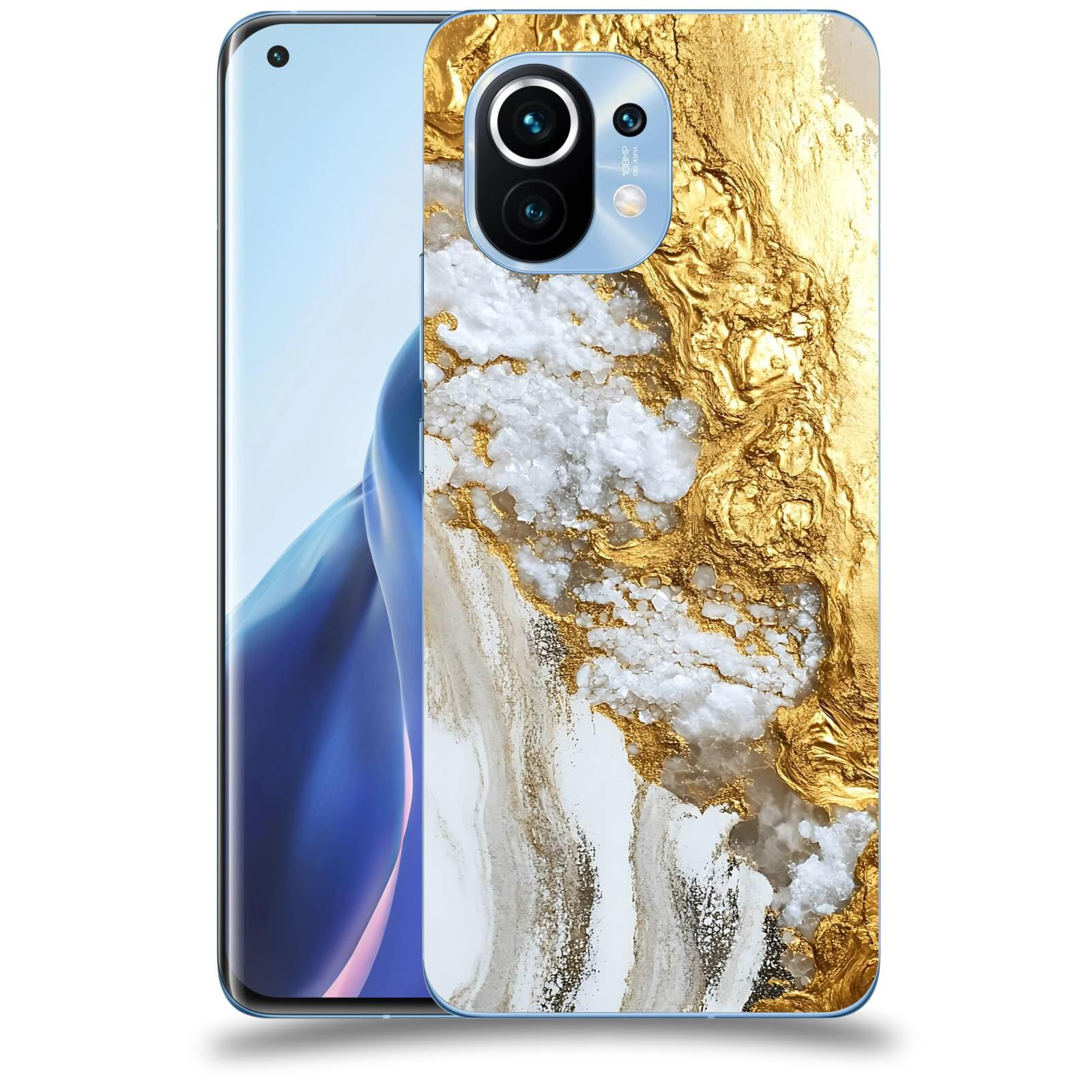 ACOVER Kryt na mobil Xiaomi Mi 11 - Liquid Gold V