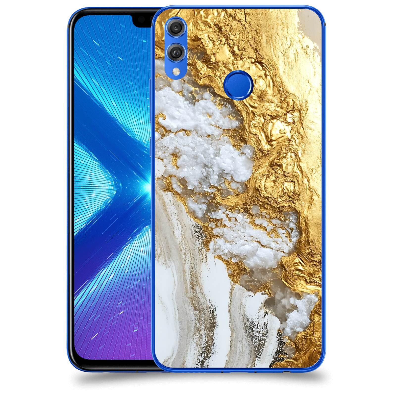 ACOVER Kryt na mobil Honor 8X - Liquid Gold V