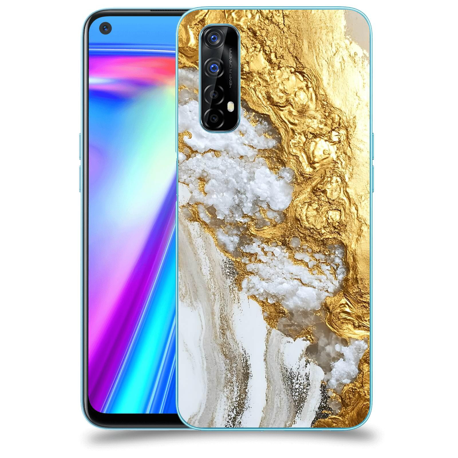 ACOVER Kryt na mobil Realme 7 - Liquid Gold V