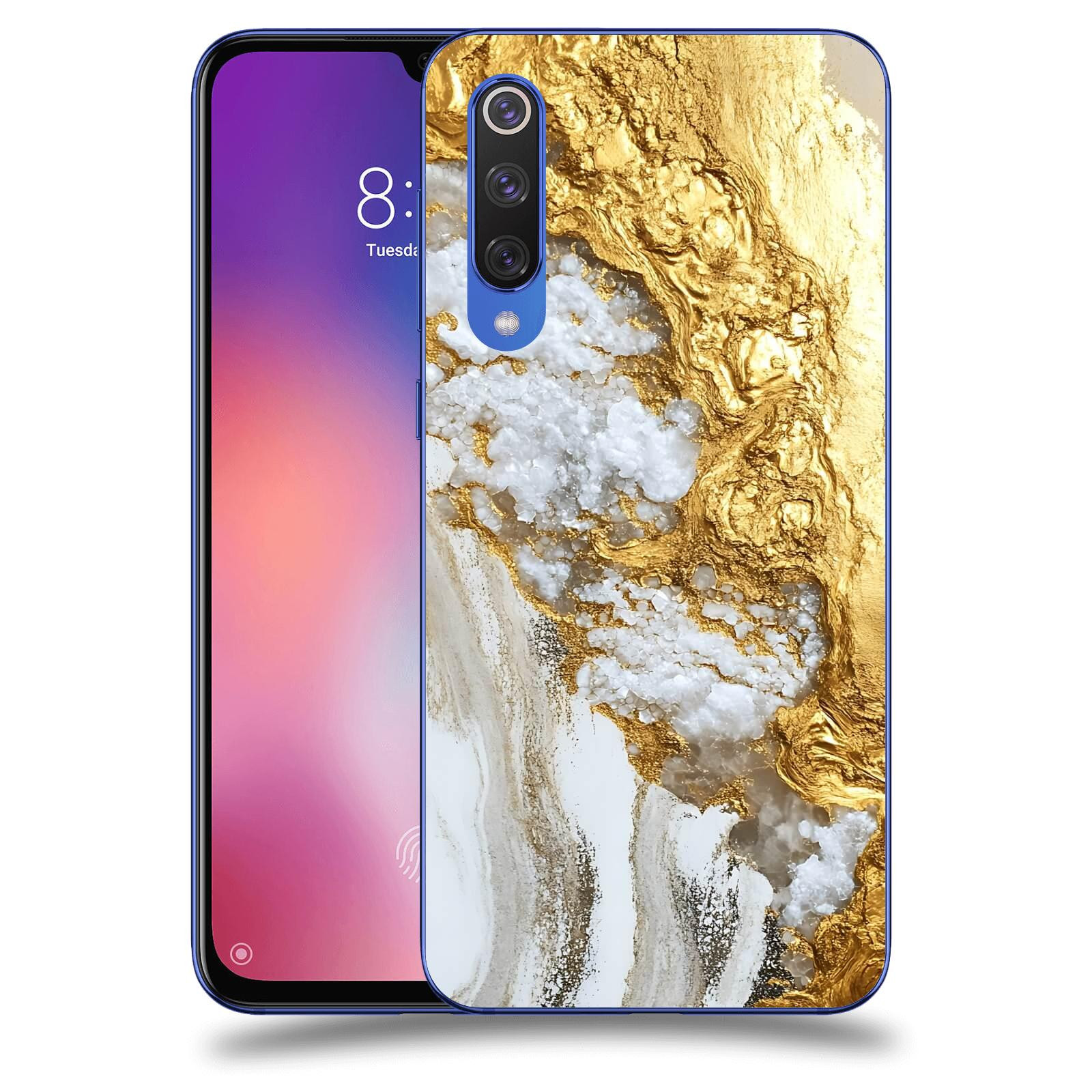 ACOVER Kryt na mobil Xiaomi Mi 9 SE - Liquid Gold V