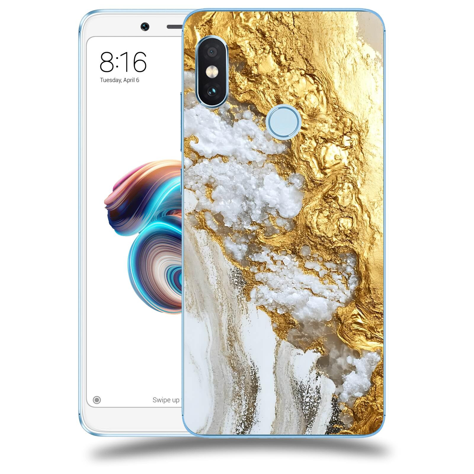 ACOVER Kryt na mobil Xiaomi Redmi Note 5 Global - Liquid Gold V