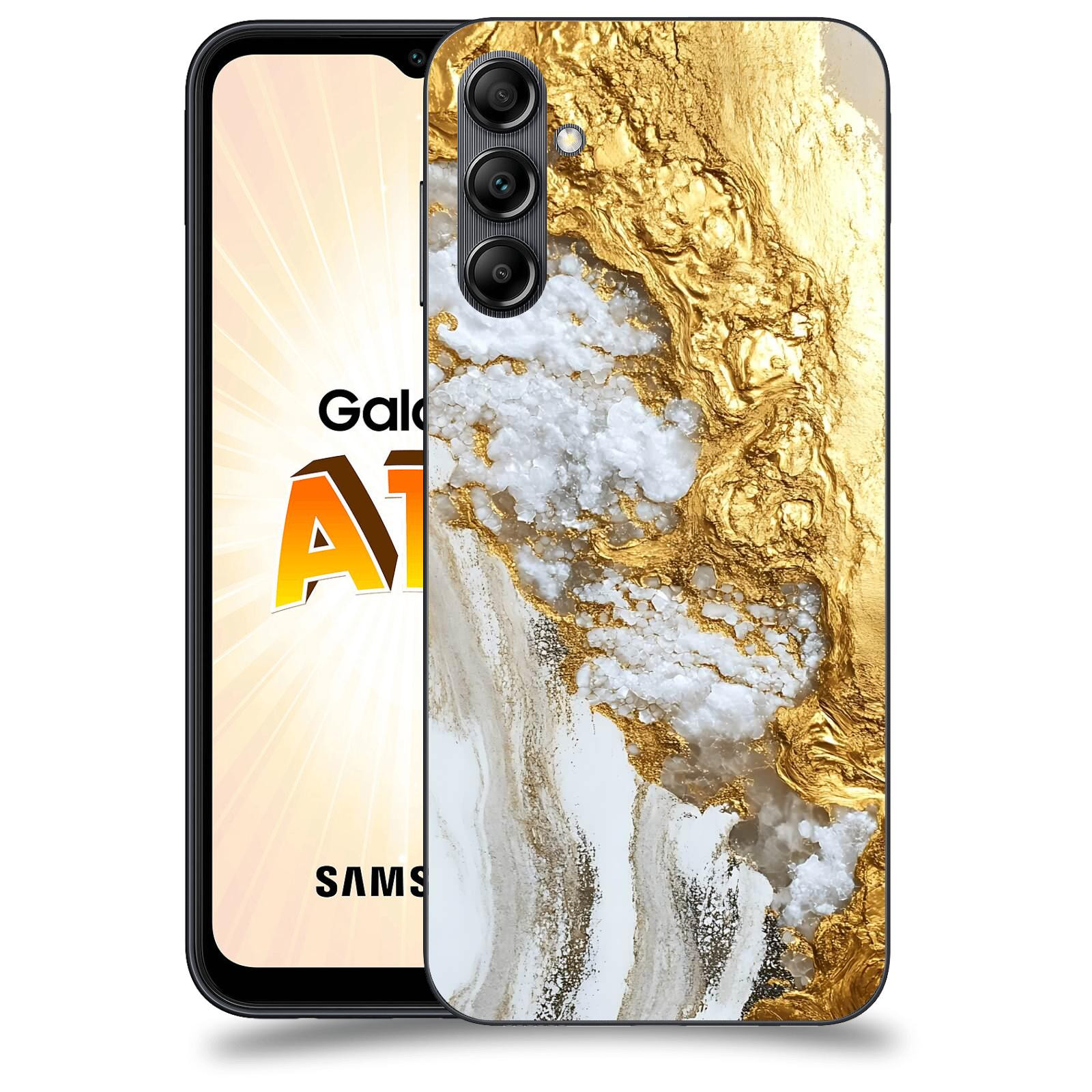 ACOVER Kryt na mobil Samsung Galaxy A14 LTE - Liquid Gold V