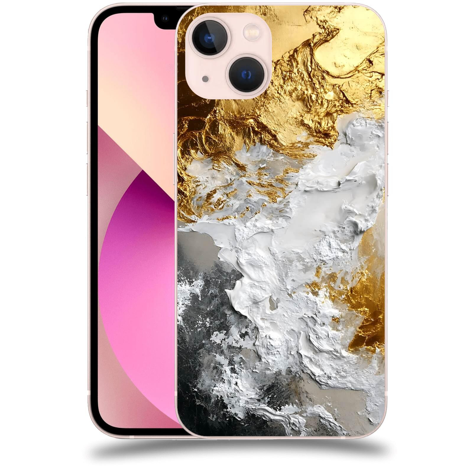ACOVER Kryt na mobil Apple iPhone 13 - Liquid Gold VI